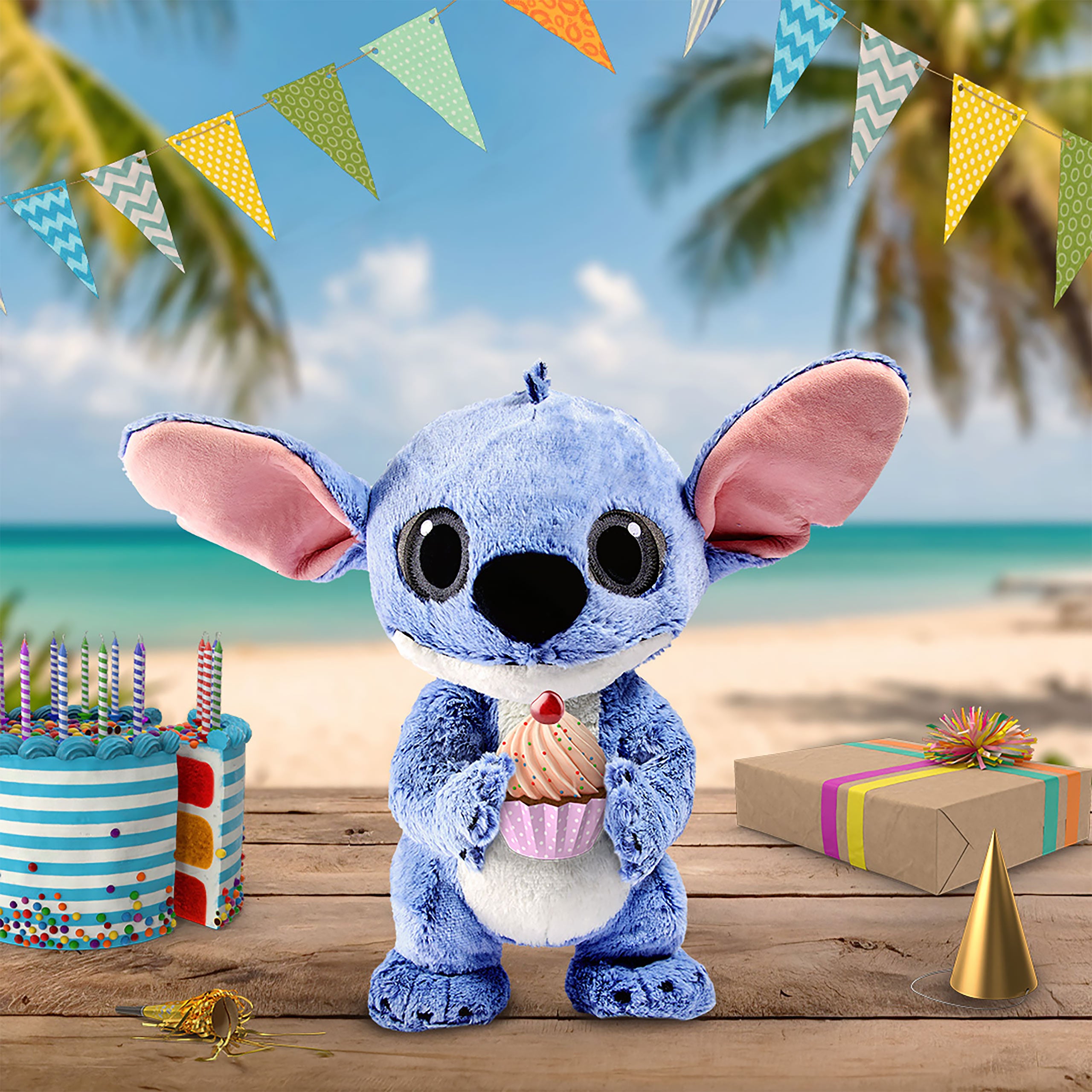 Product image Disney Stitch Live Action Plush Figure - Lilo & Stitch