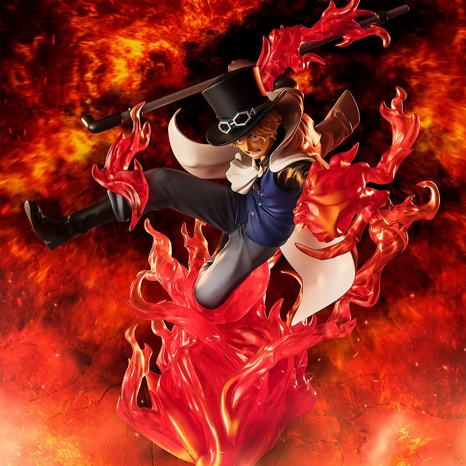 Product image One Piece - Sabo Fire Fist Rook Check Extra Battle Statue