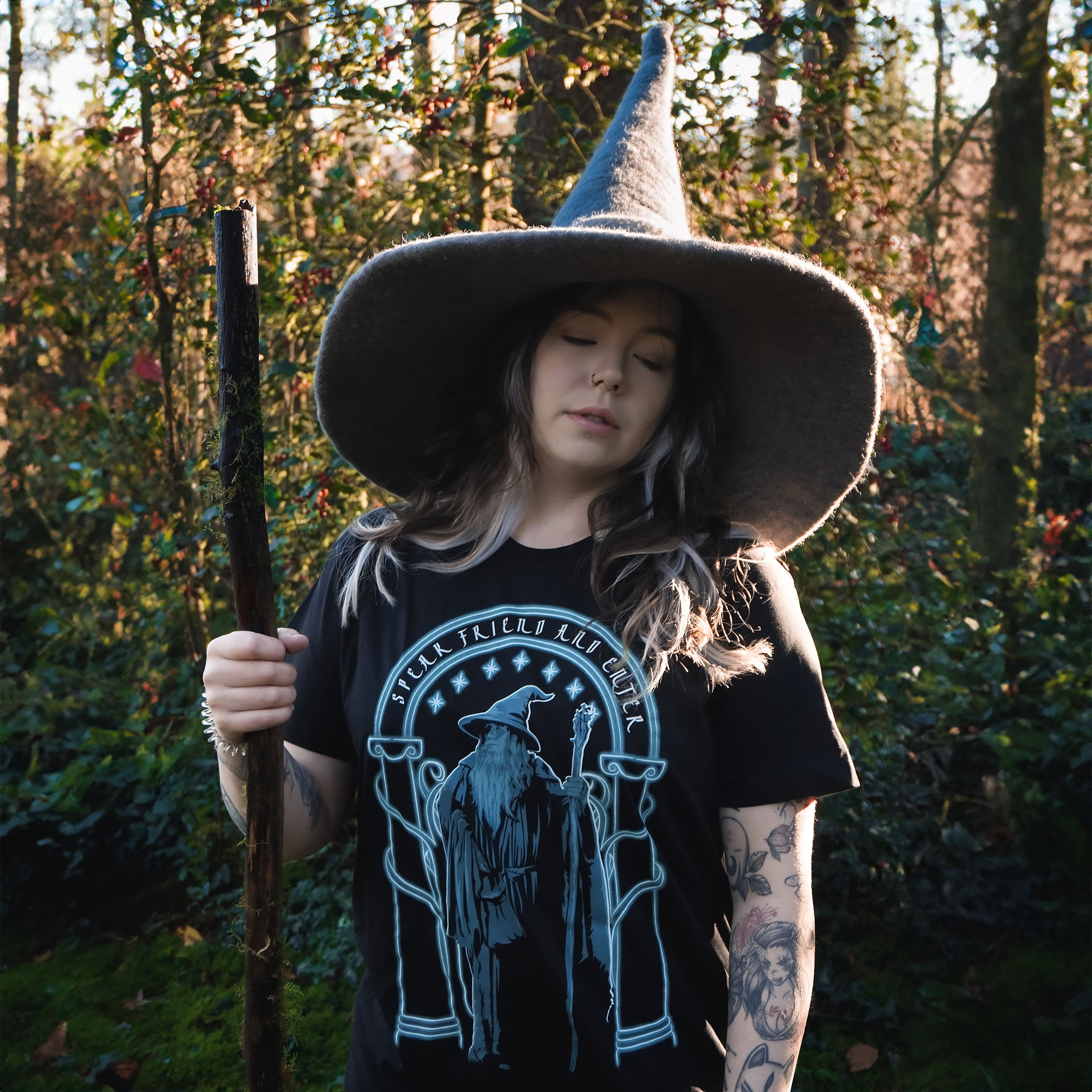 Product image Gandalf Doors of Durin T-Shirt - The Lord of the Rings