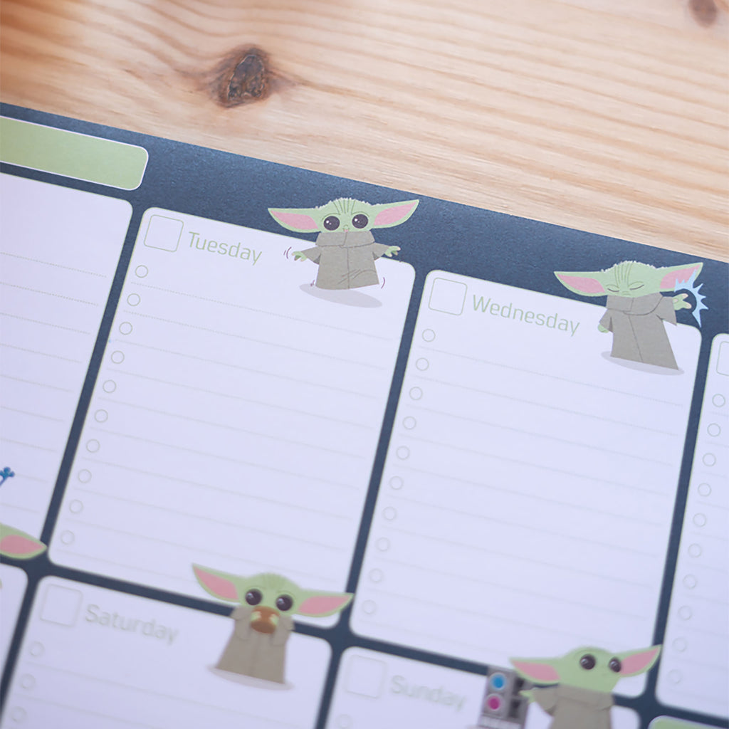 Product image Grogu Weekly Planner - Star Wars The Mandalorian