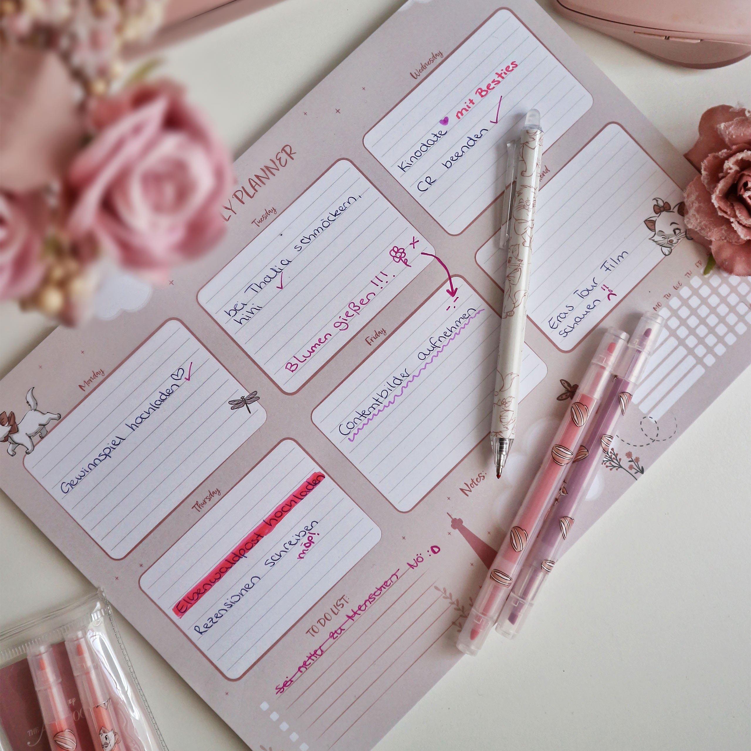 Product image Aristocats - Bonjour Marie Weekly Planner