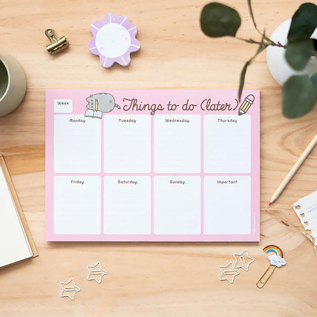 Product image Pusheen - Things To Do Later Weekly Planner
