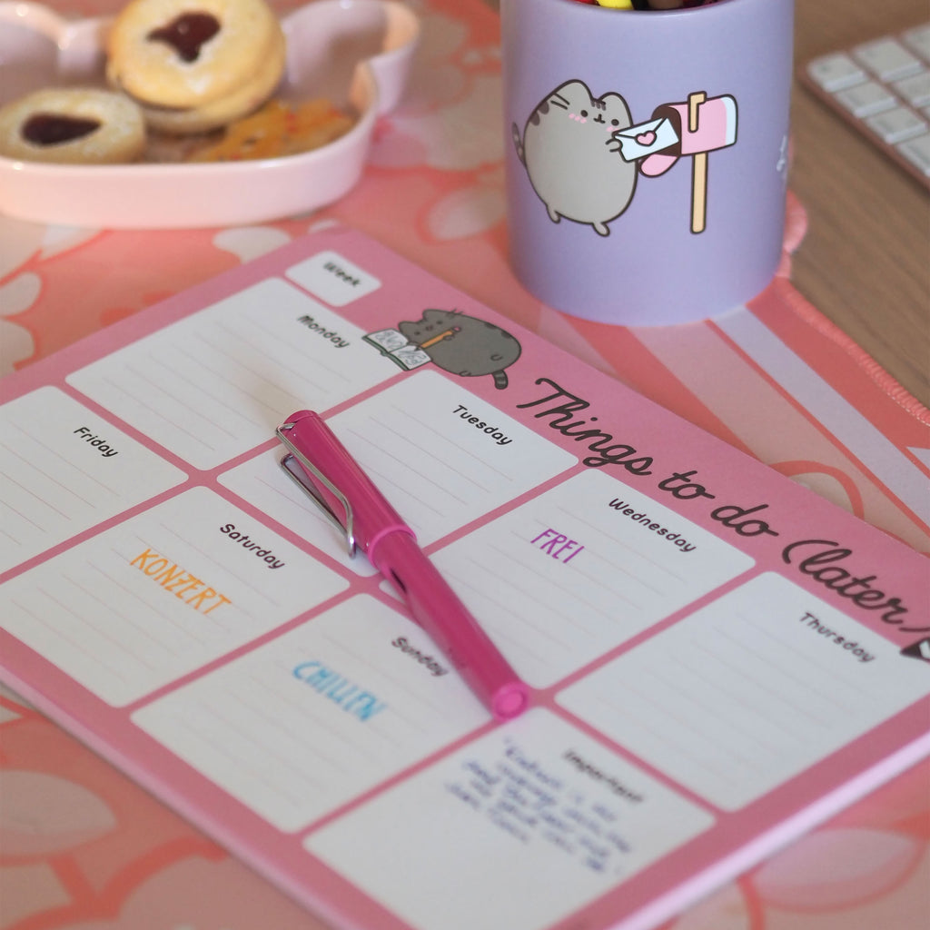 Product image Pusheen - Things To Do Later Weekly Planner