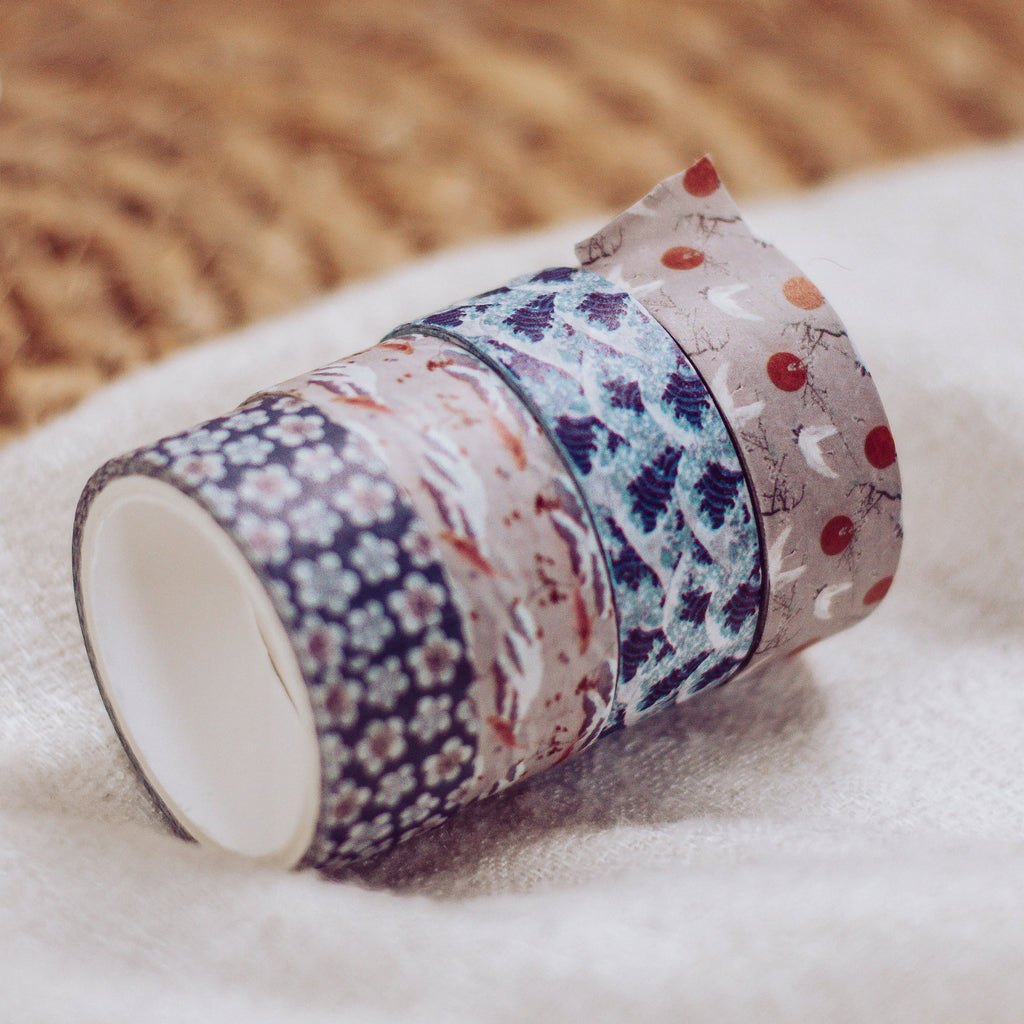 Product image The Great Wave off Kanagawa - Katsushika Hokusai Washi Tapes 4-piece Set