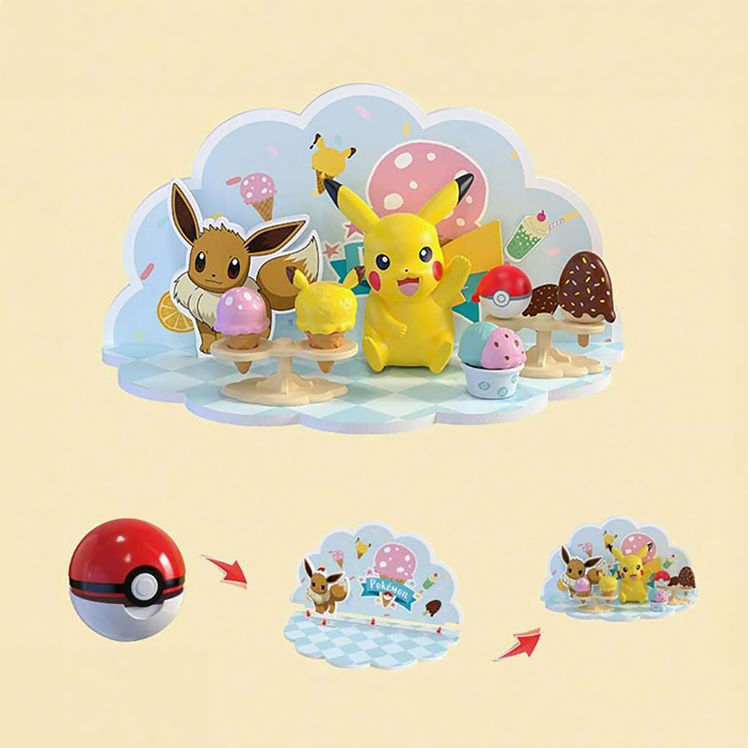 Product image Pokemon - Pikachu Ice Cream 3D SCENE Figure