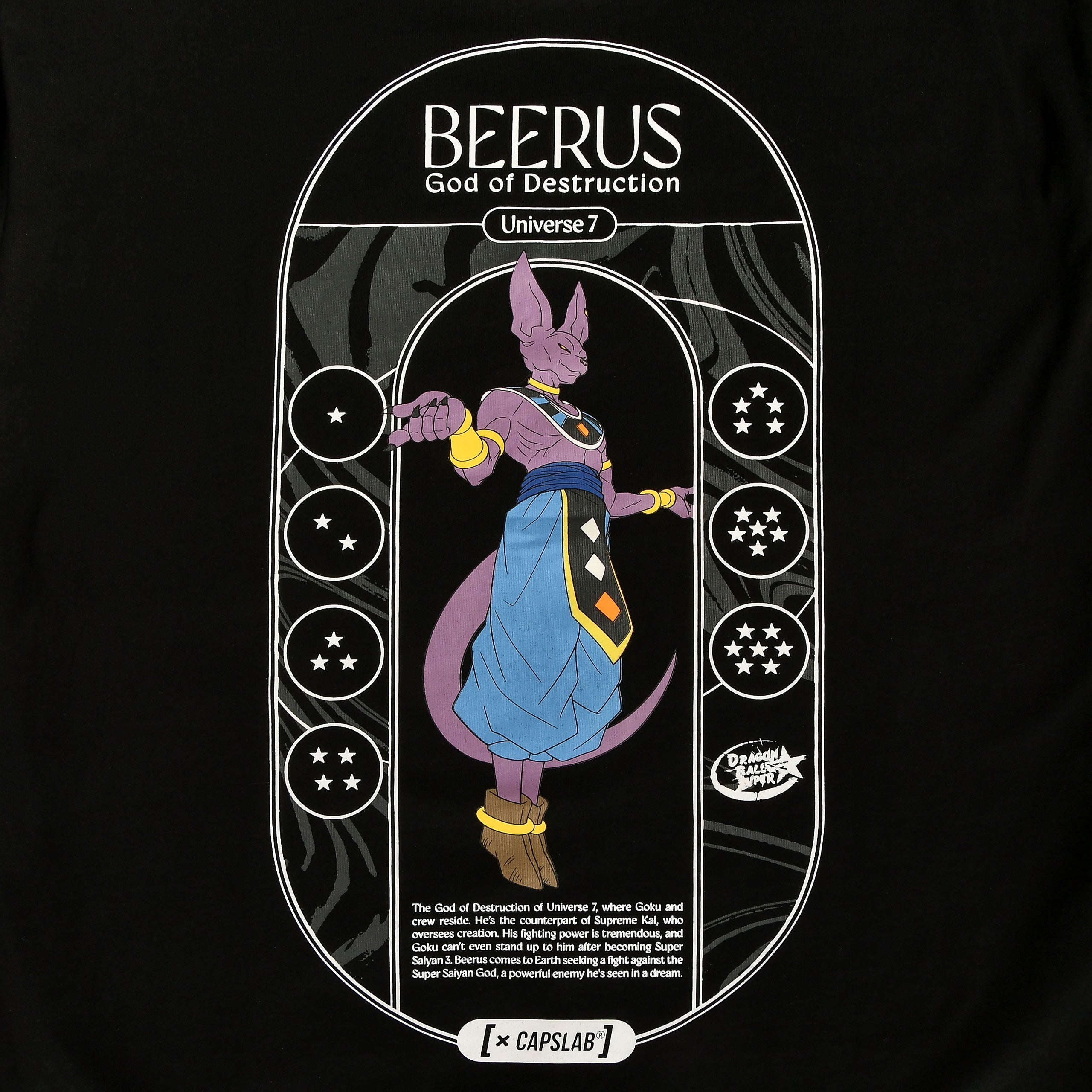 Product image Dragon Ball Super - Beerus God of Destruction T-Shirt black