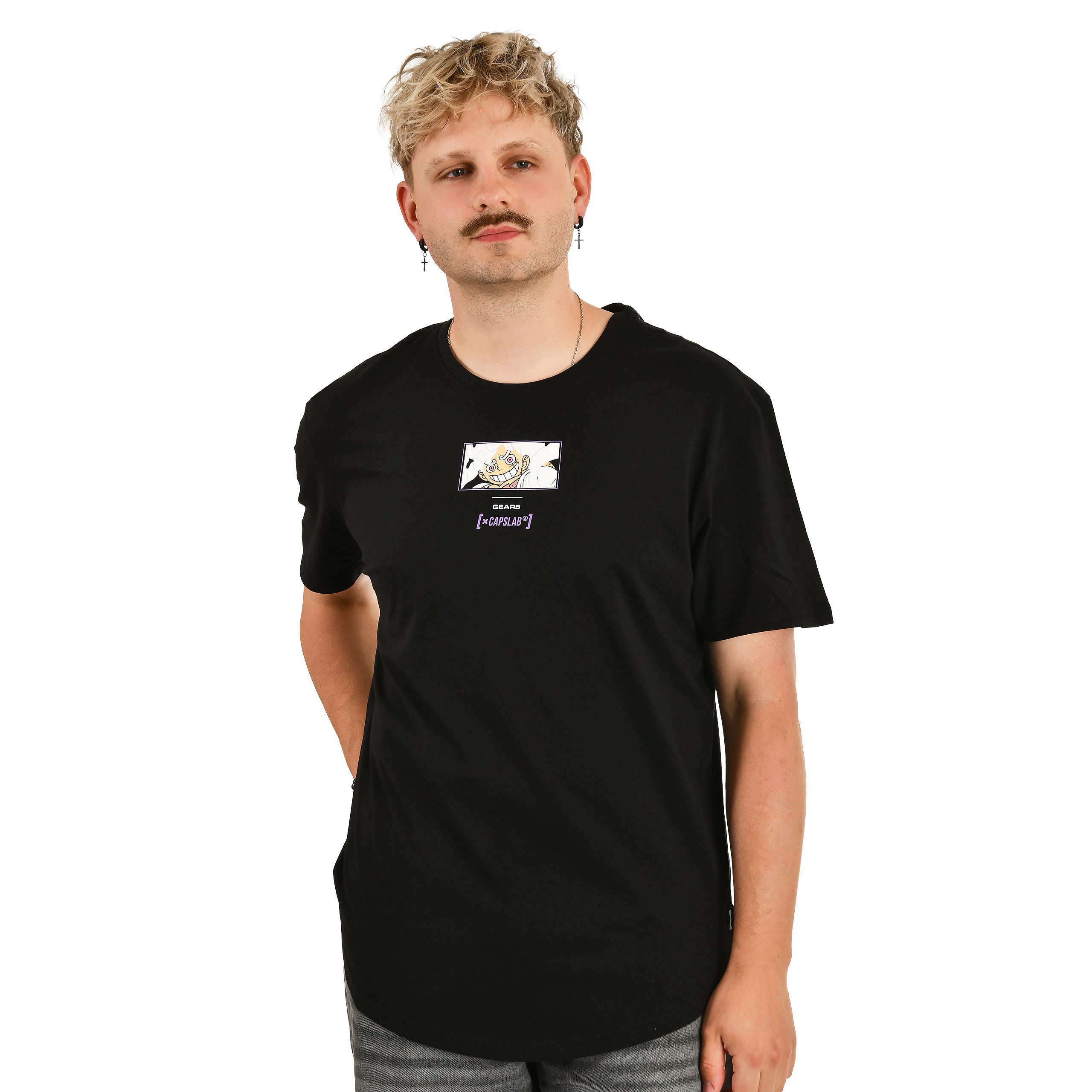 Product image One Piece - Monkey D. Luffy Gear 5 Capslab T-Shirt black