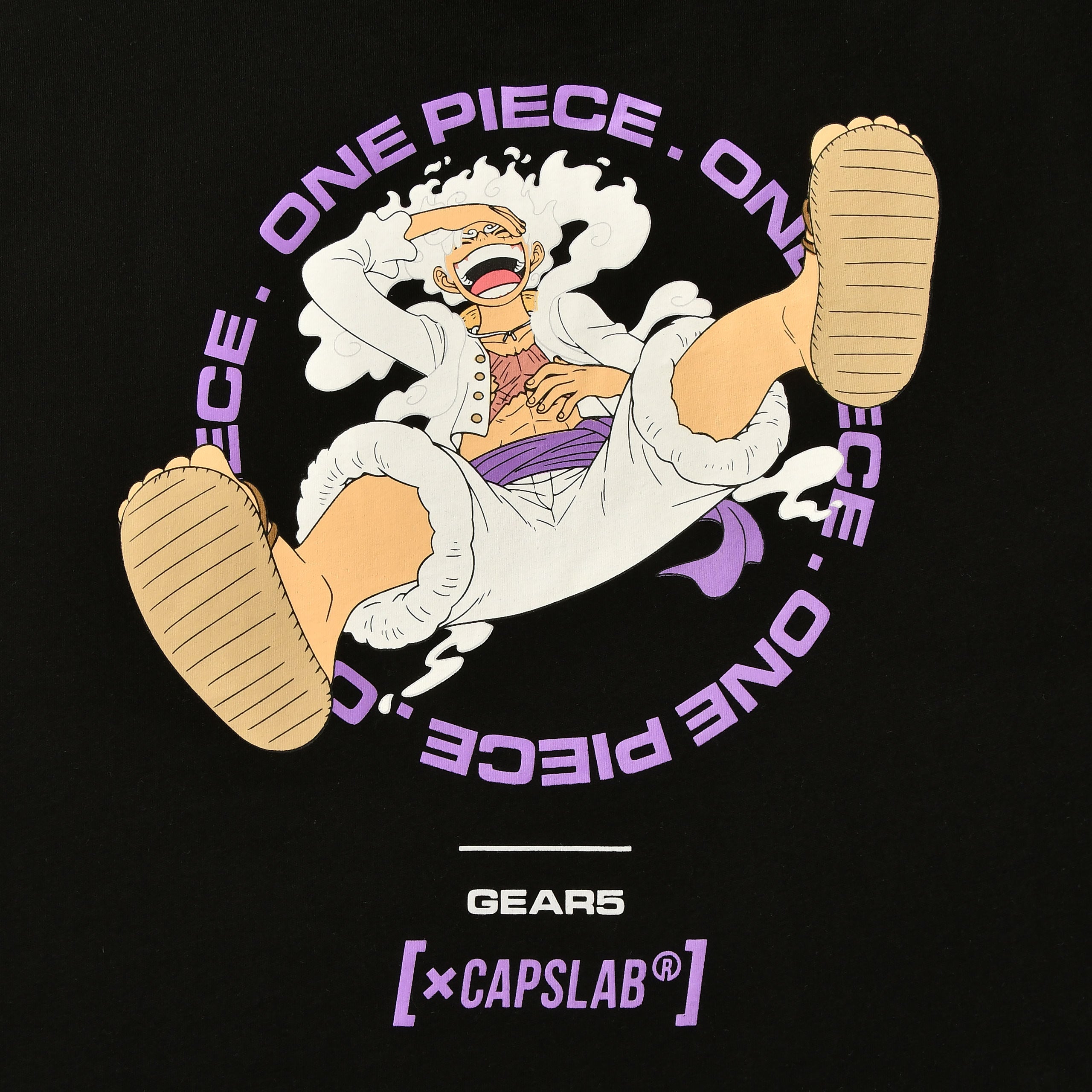 Product image One Piece - Monkey D. Luffy Gear 5 Capslab T-Shirt black
