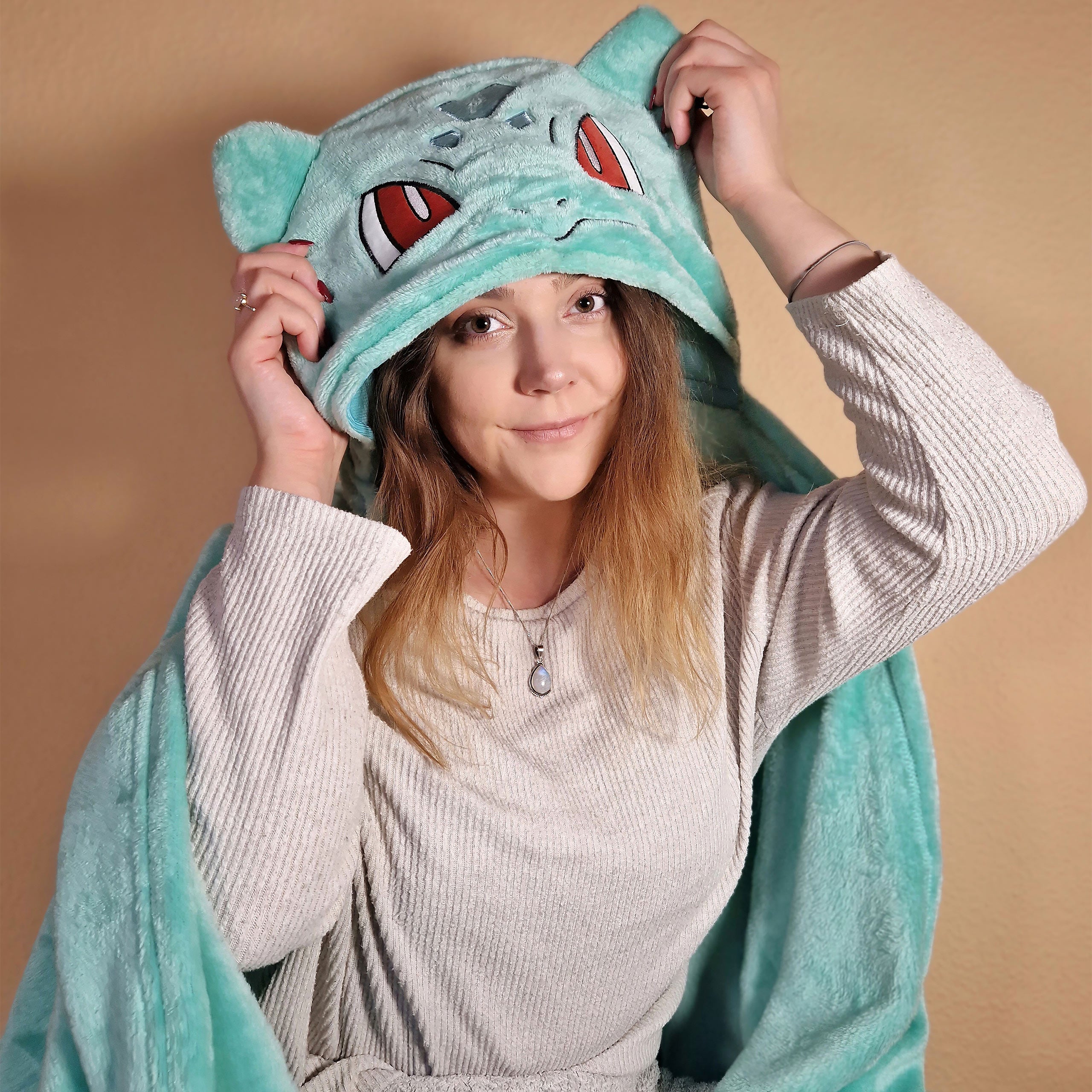 Product image Pokemon - Bulbasaur Hooded Blanket