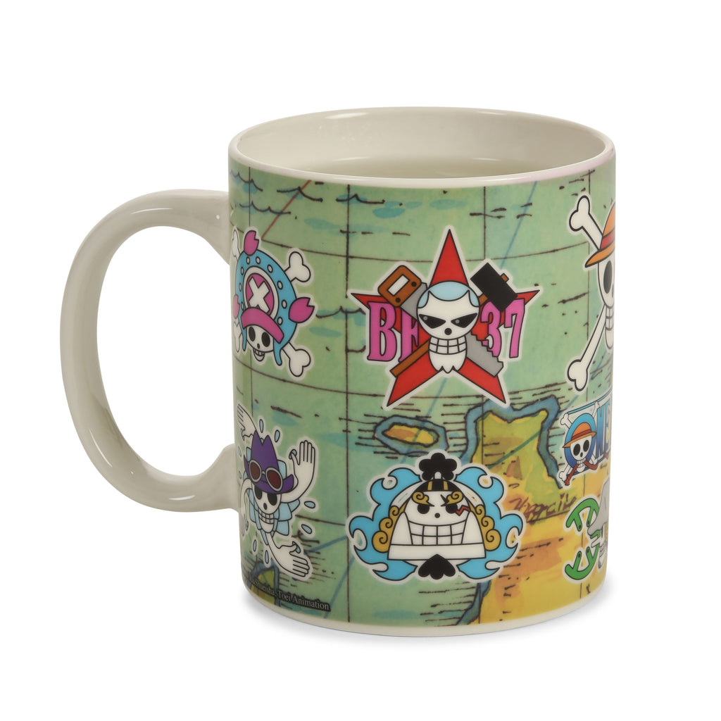 Product image One Piece - South Blue Map Heat Changing Mug