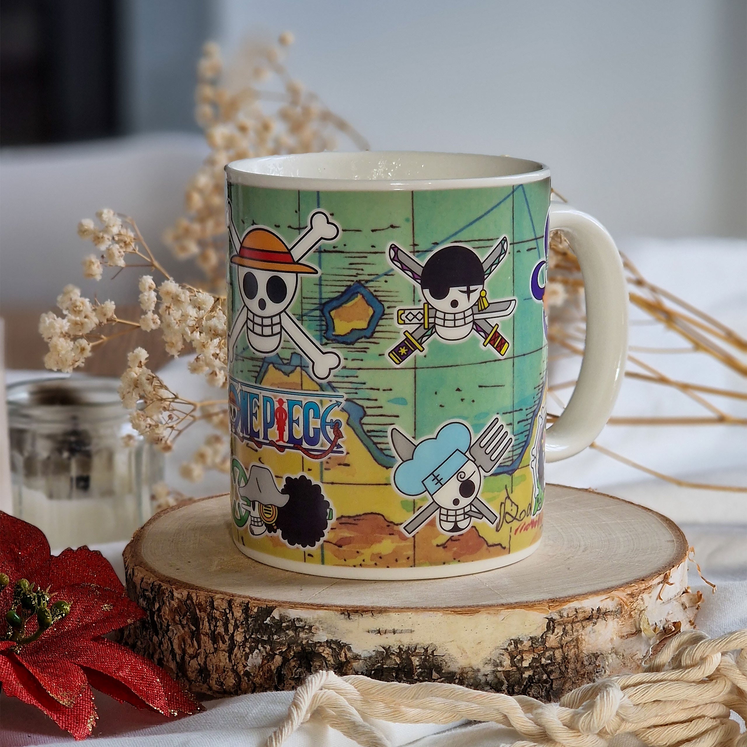 Product image One Piece - South Blue Map Heat Changing Mug