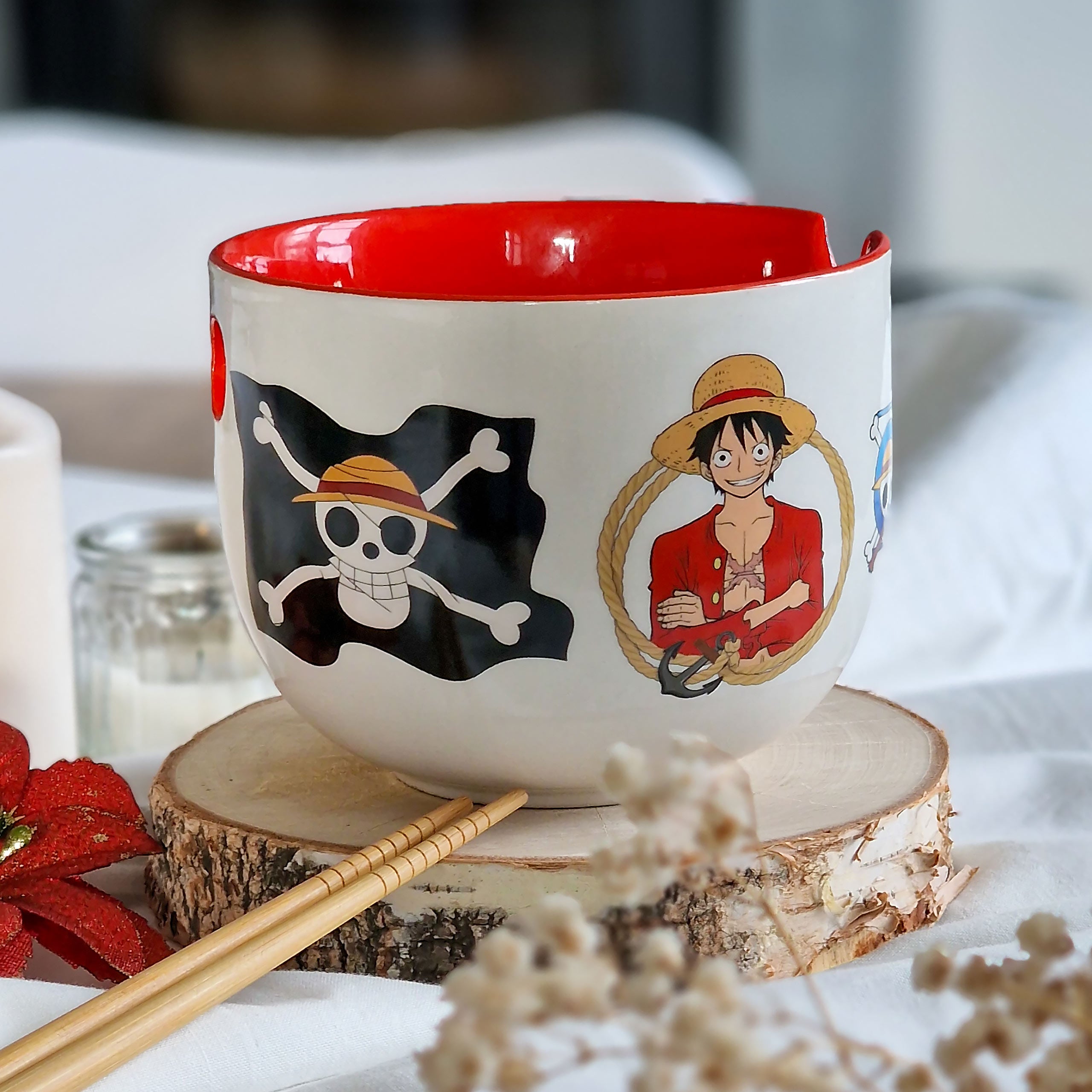 Product image One Piece - Monkey D. Luffy Ramen Bowl with Chopsticks