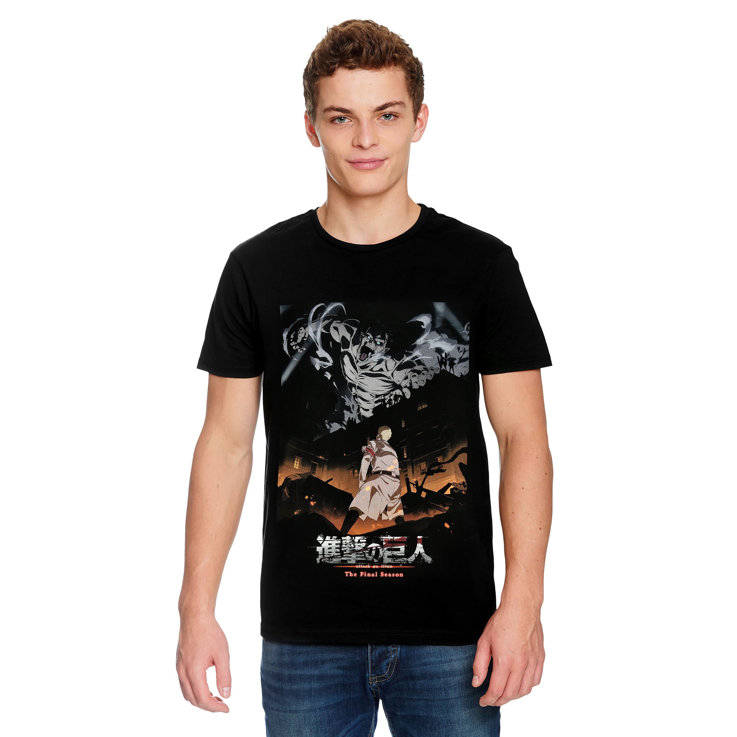 Product image Attack on Titan - Poster T-Shirt black