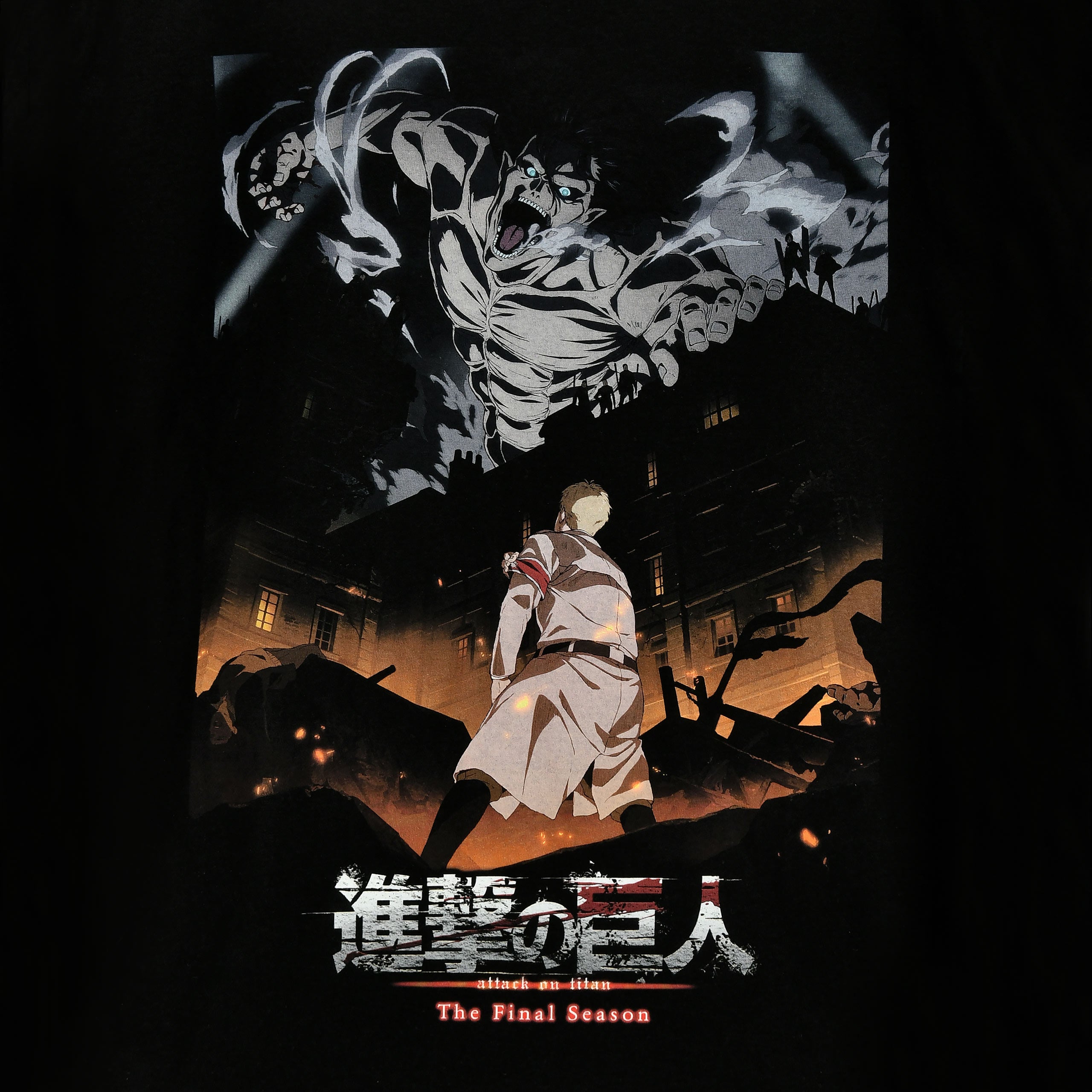 Product image Attack on Titan - Poster T-Shirt black
