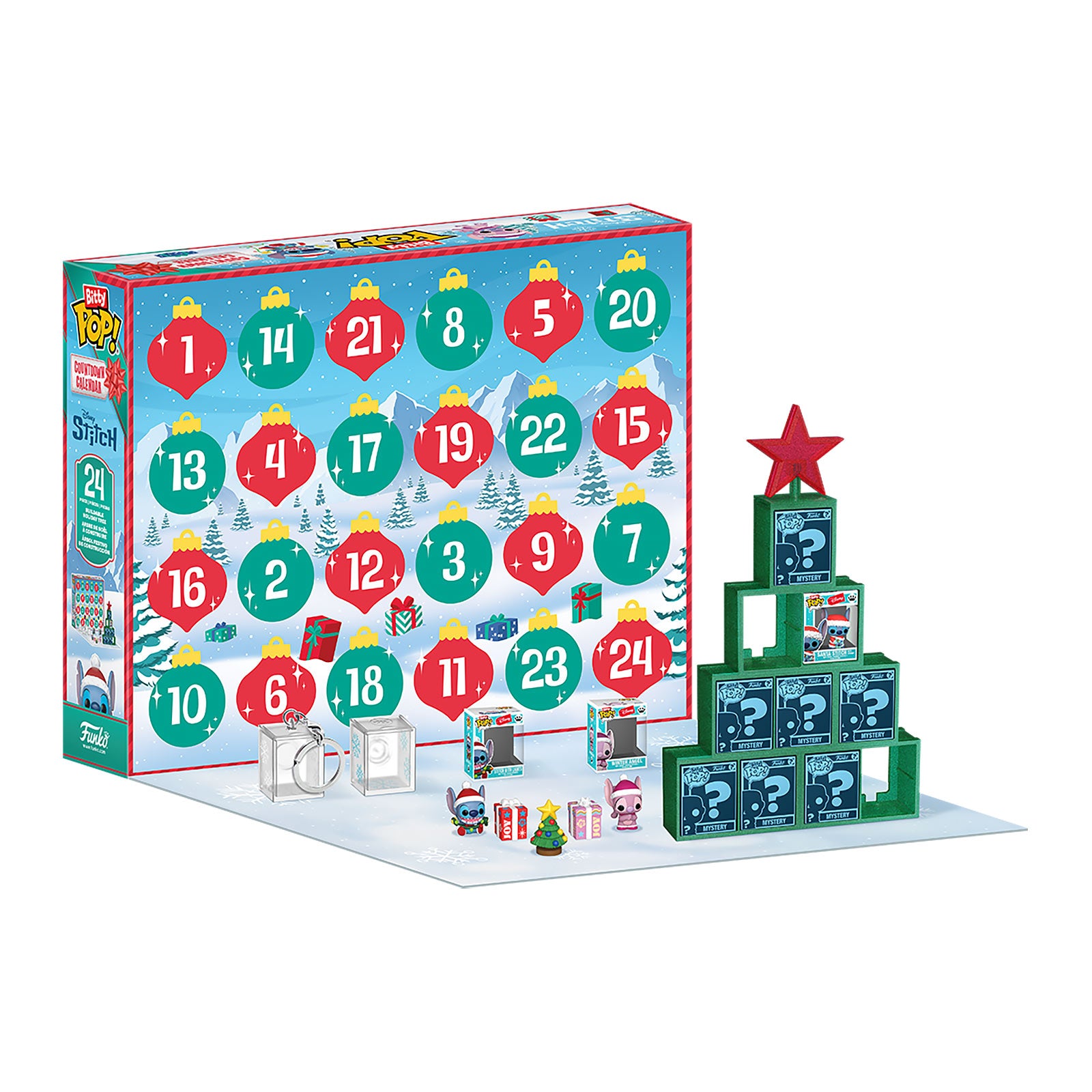 Product image Stitch Holiday Bitty Pop Funko Advent Calendar - Lilo & Stitch