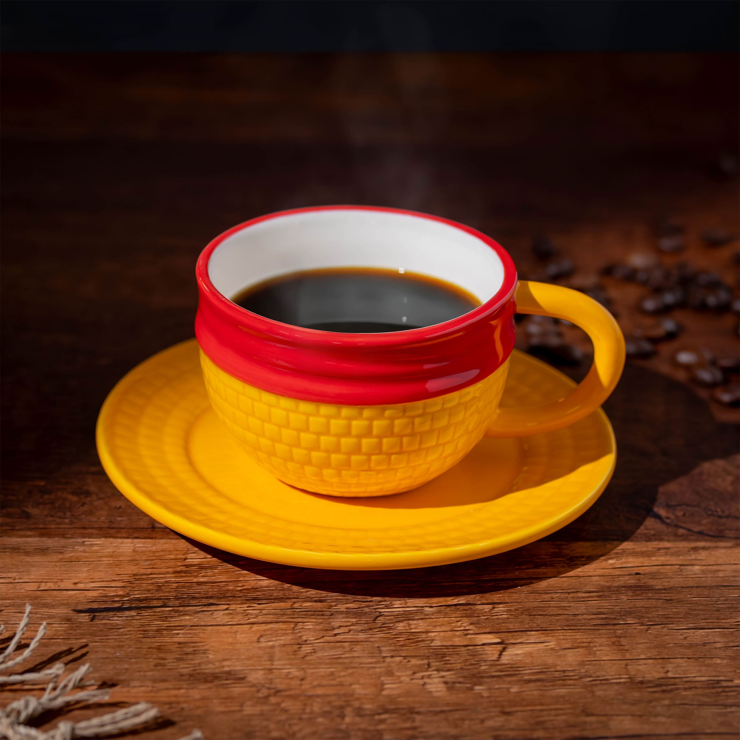 Product image Luffy Straw Hat Mug with Saucer - One Piece