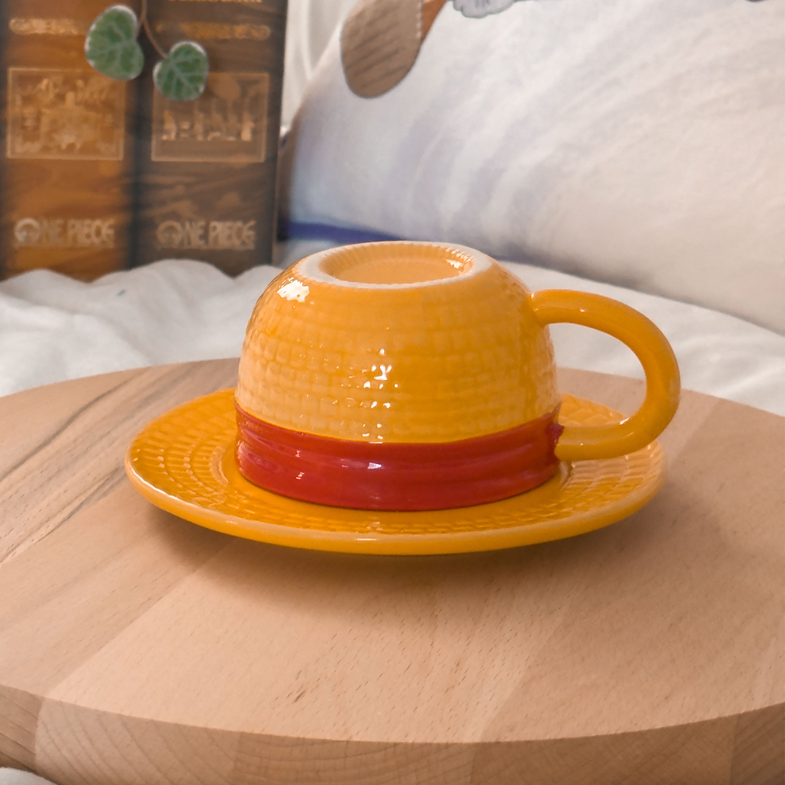Product image Luffy Straw Hat Mug with Saucer - One Piece