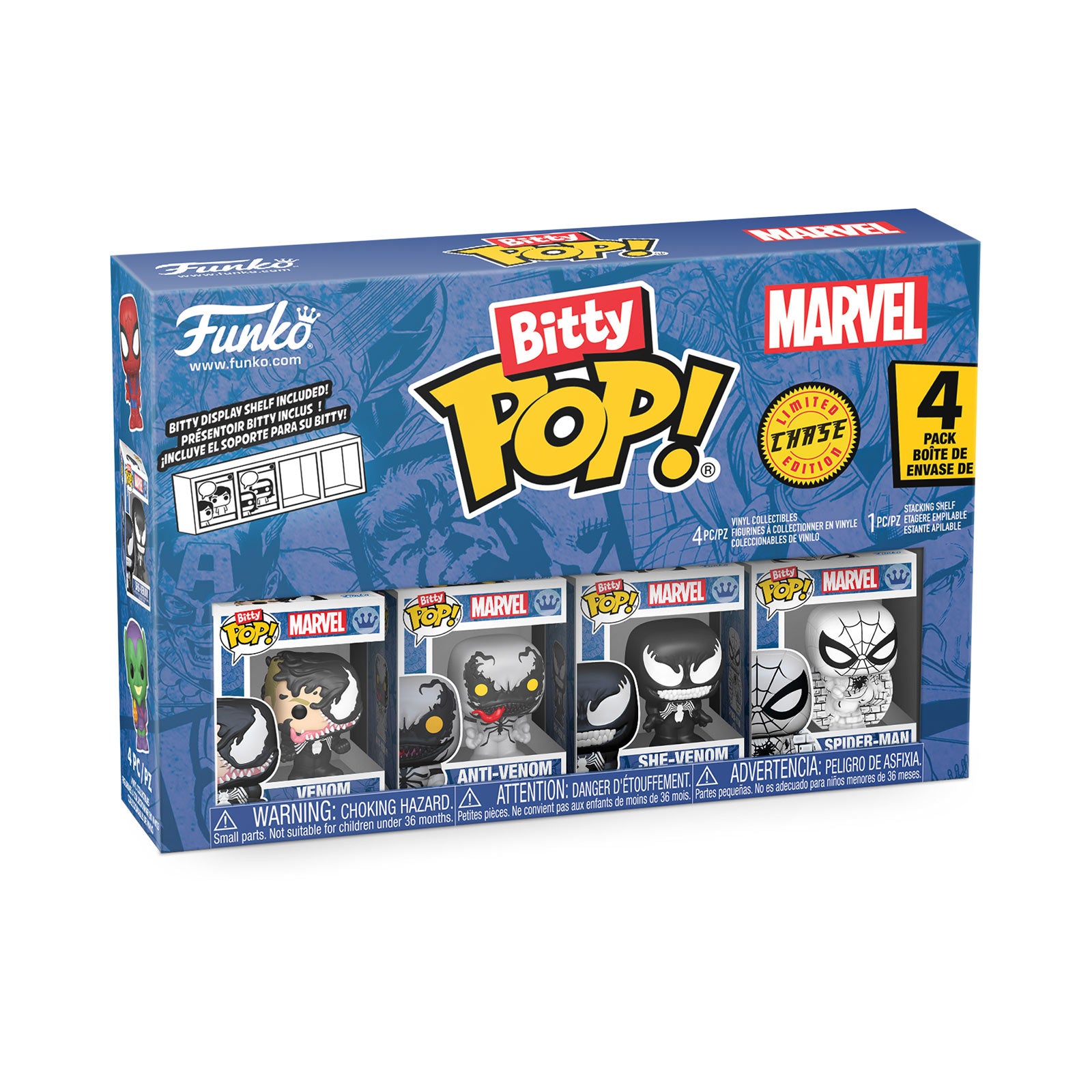 Product image Marvel - Spider-Man Funko Bitty Pop 4-Figure Set Series 3