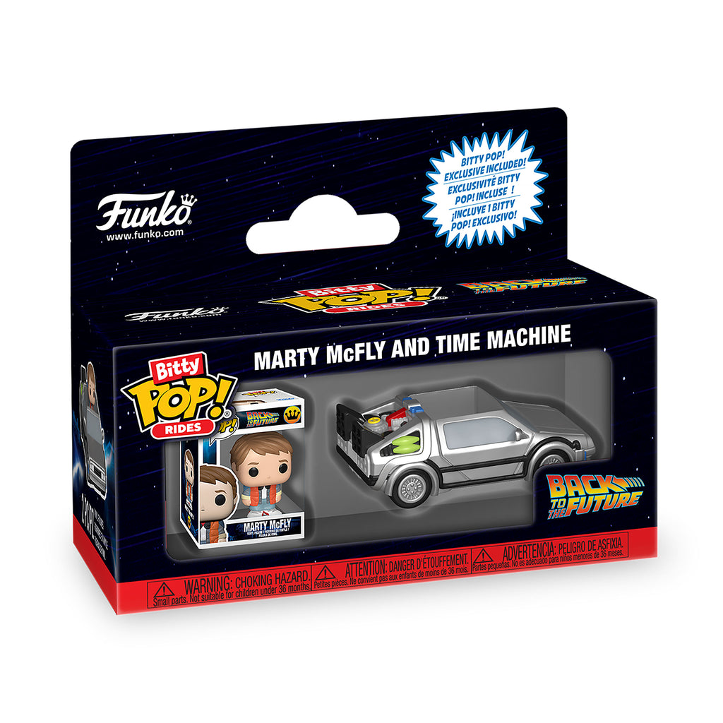 Product image Back to the Future - DeLorean Funko Bitty Pop Ride Figure Set