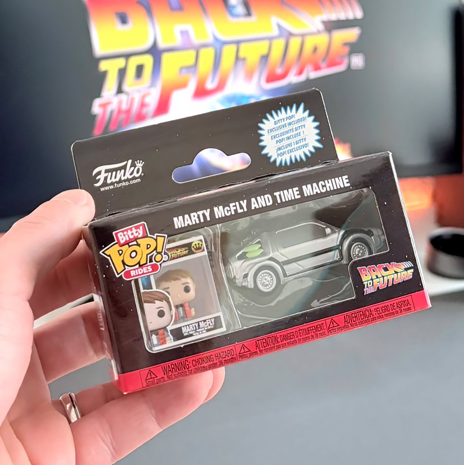 Product image Back to the Future - DeLorean Funko Bitty Pop Ride Figure Set
