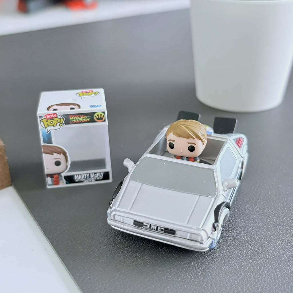 Product image Back to the Future - DeLorean Funko Bitty Pop Ride Figure Set