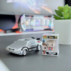 Product image Back to the Future - DeLorean Funko Bitty Pop Ride Figure Set