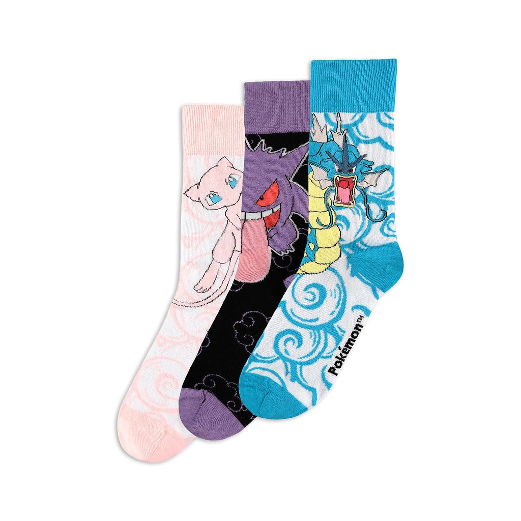 Product image Pokémon - Gengar, Mew and Gyarados Socks 3-Pack