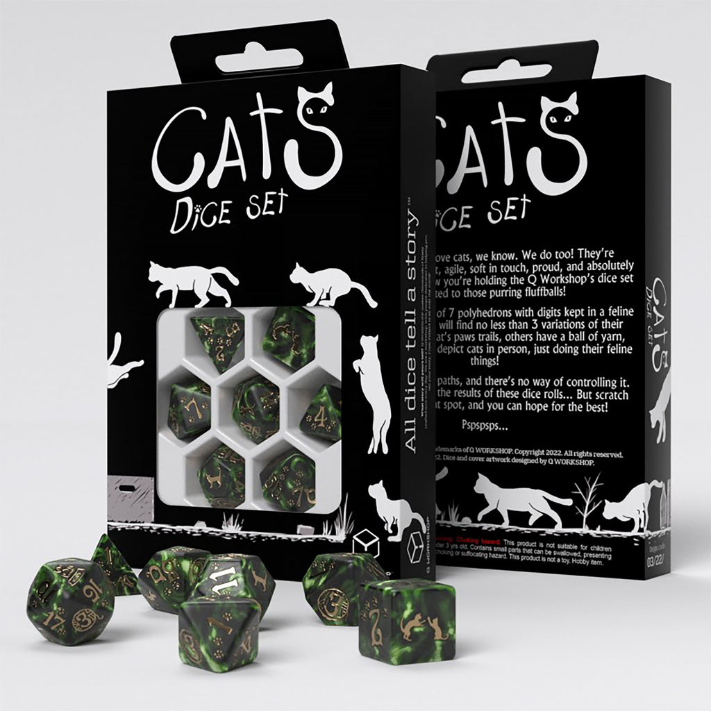 Product image Cats - Pixel RPG Dice Set 7pcs