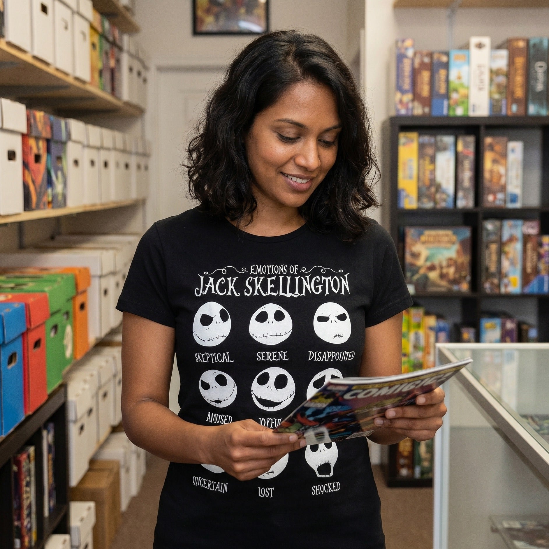 Product image Nightmare Before Christmas - Jack Emotions Women's T-Shirt Black