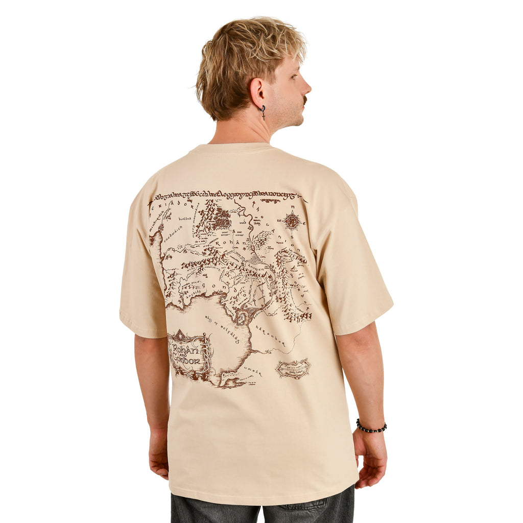 Product image The Lord of the Rings - Fellowship Rohan and Gondor Oversize T-Shirt beige