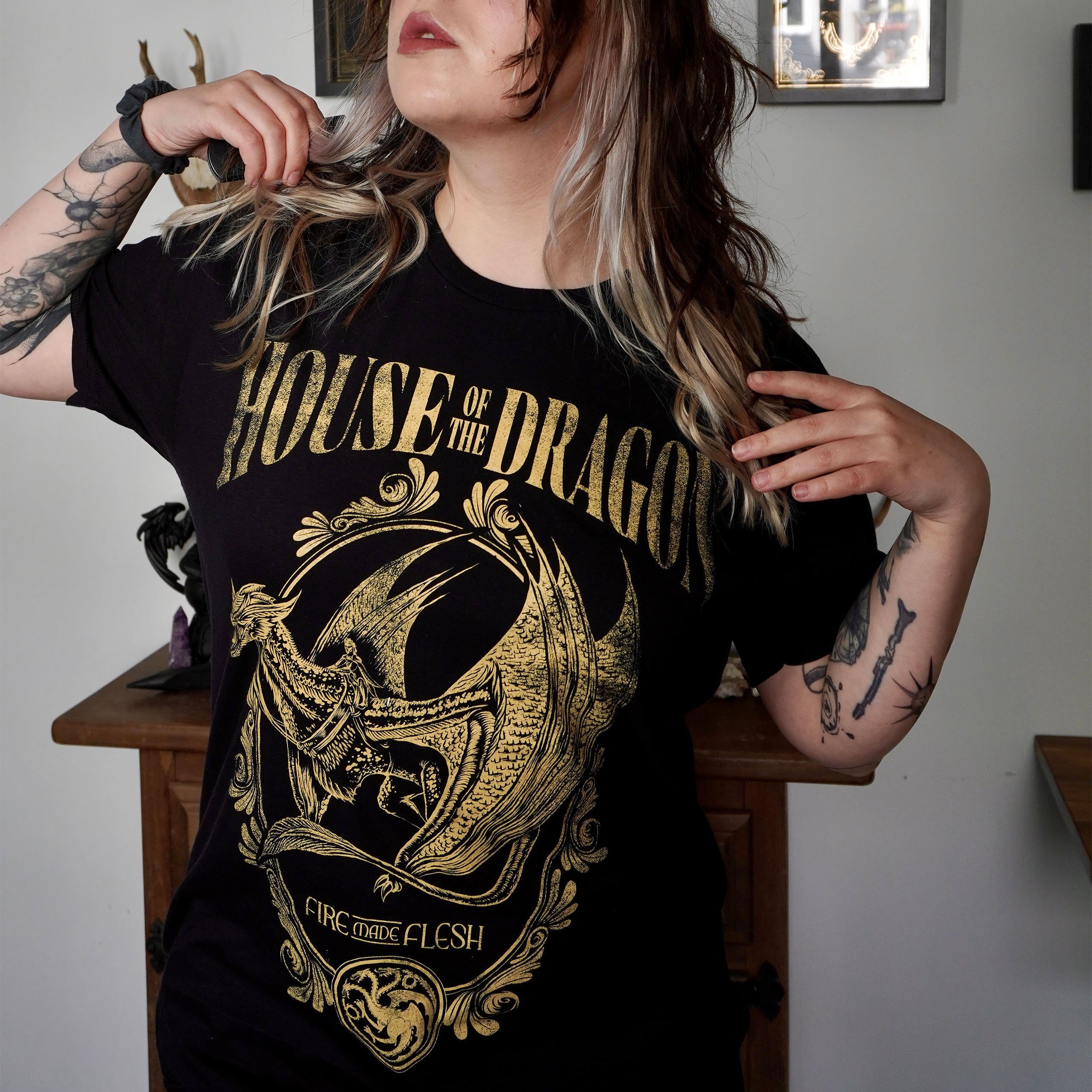Product image House of the Dragon - Fire Made Flesh T-Shirt black