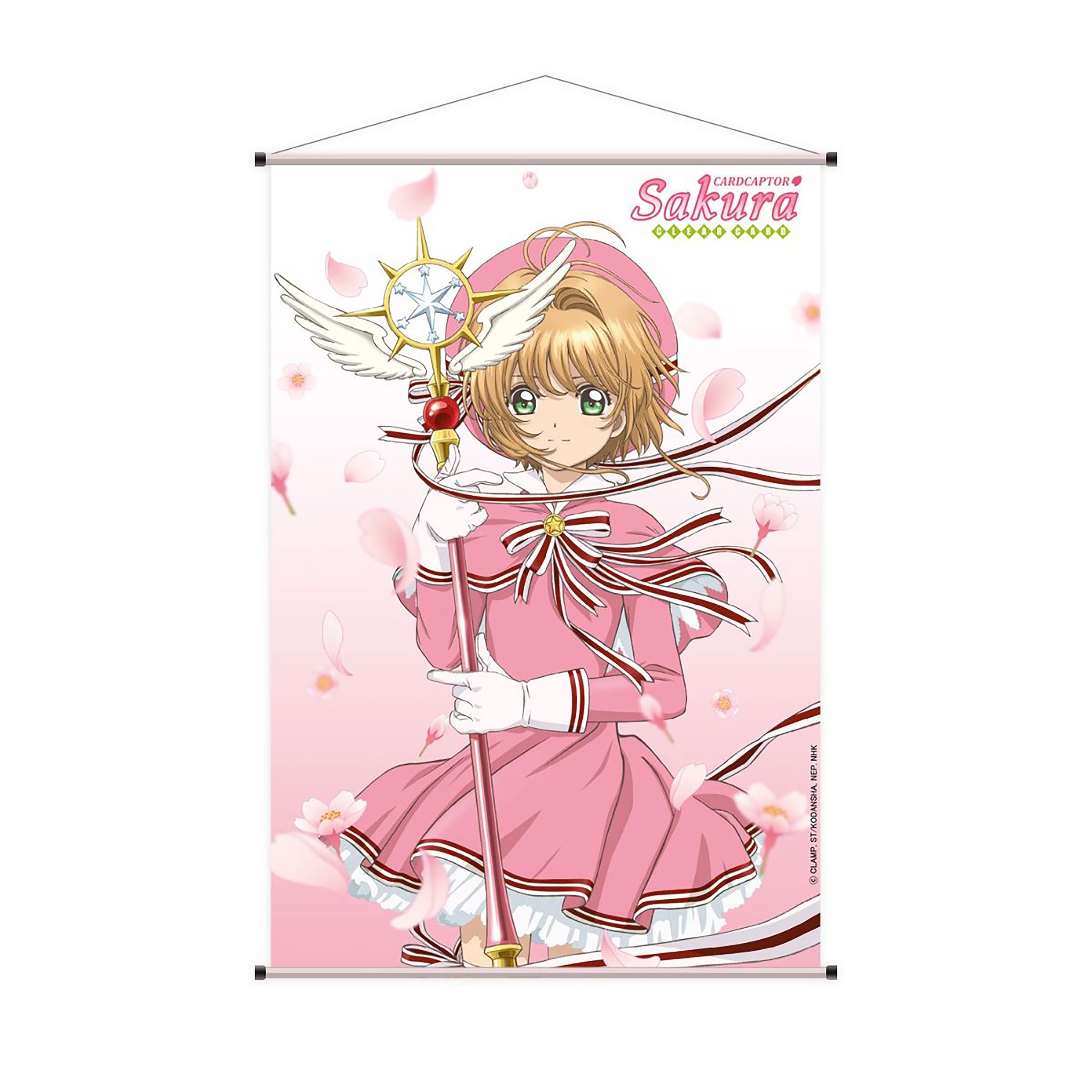 Product image Card Captor Sakura: Clear Card - Sakura Cherry Blossoms Wall Scroll