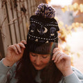 Product image Wednesday - Midnight pom-pom beanie