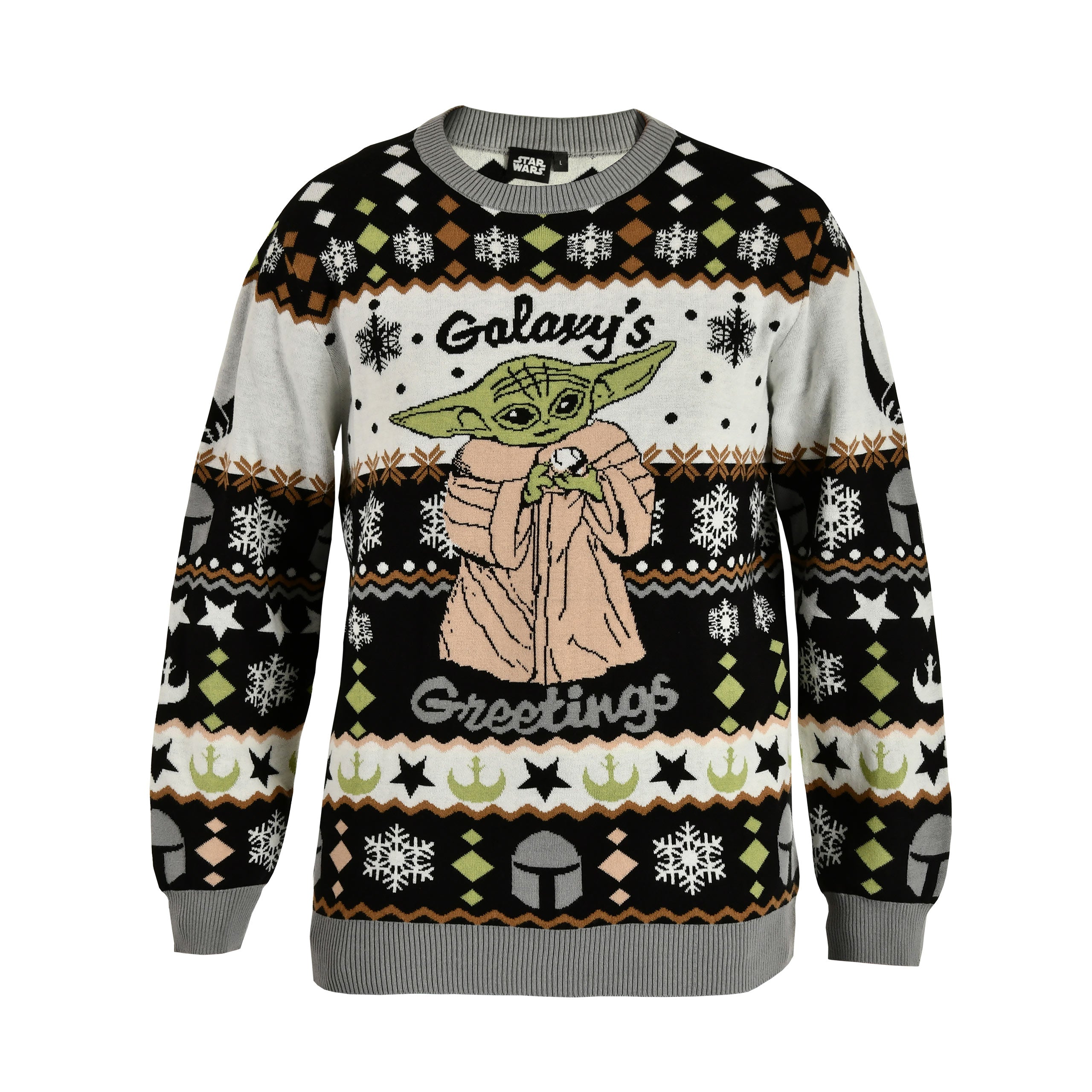 Product image Grogu Galaxy's Greetings Knit Sweater - Star Wars The Mandalorian
