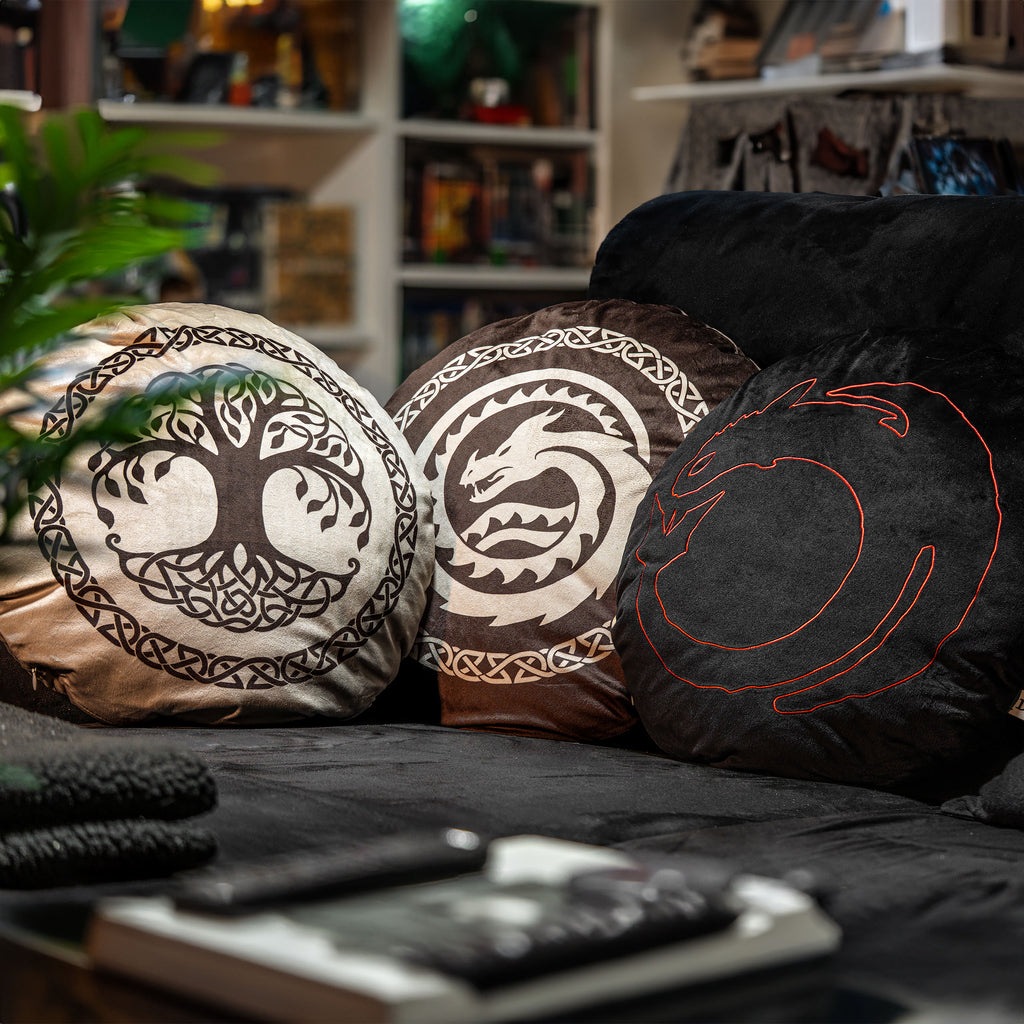 Product image How to Train Your Dragon - Logo Cushion brown