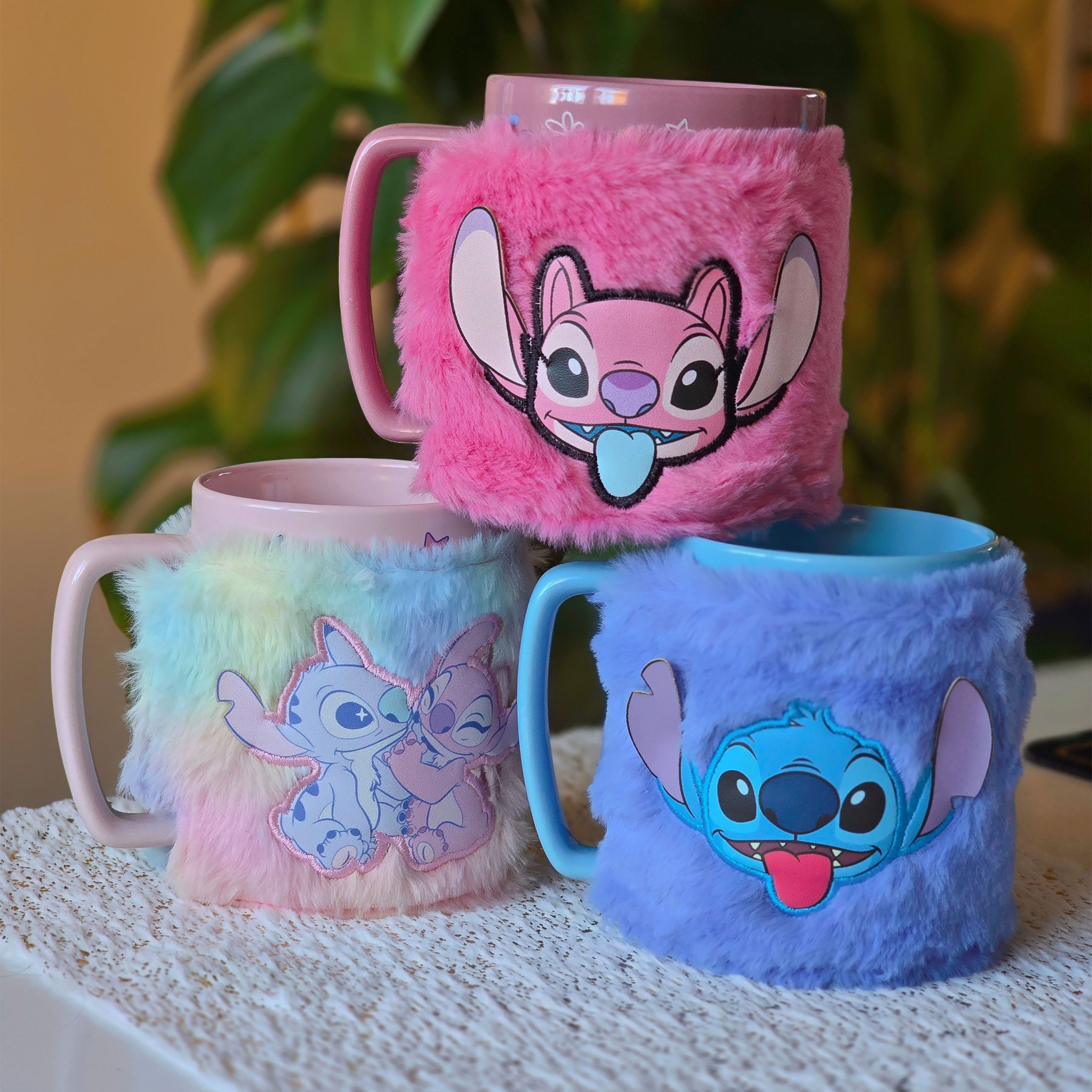Product image Stitch and Angel Mug with Plush Cover - Lilo & Stitch