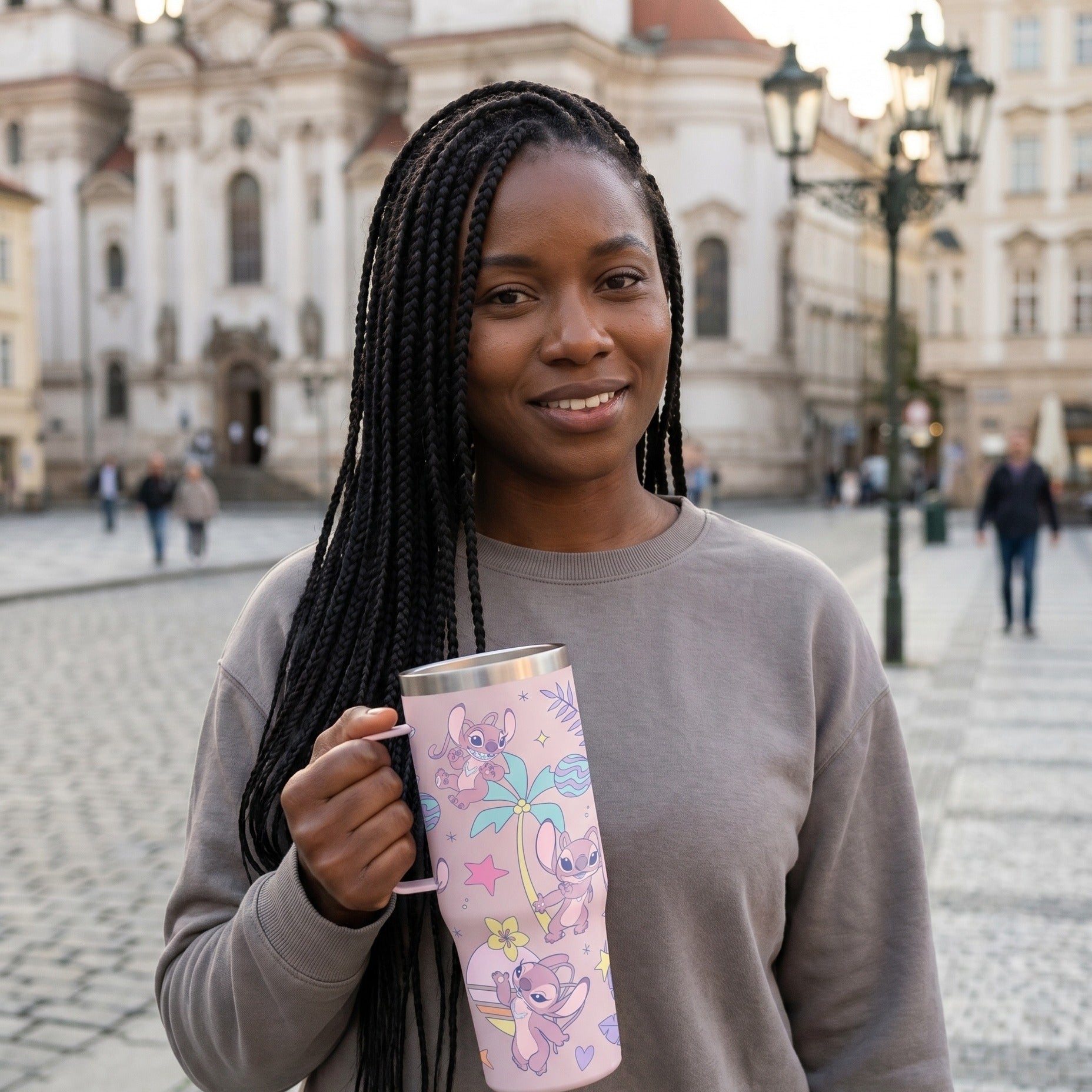 Product image Angel To-Go Mug with Handle - Lilo & Stitch