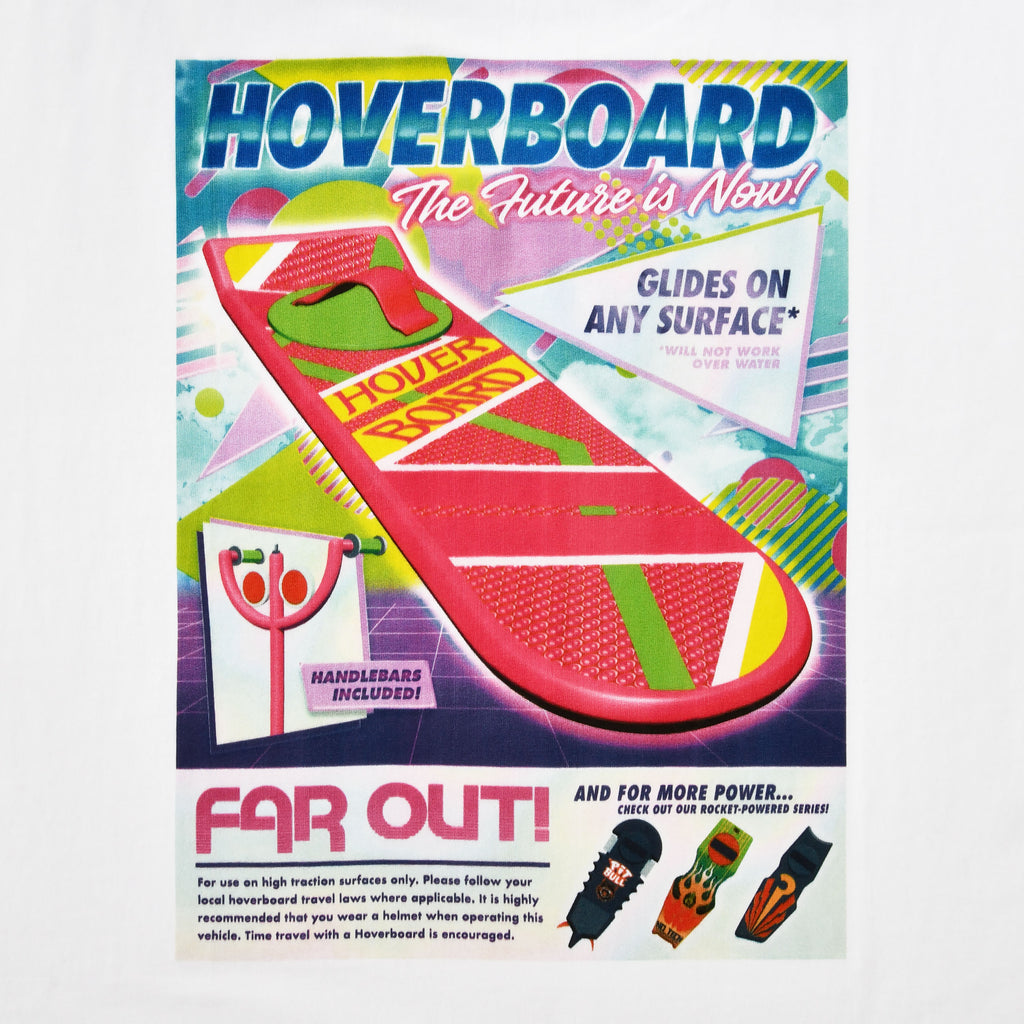 Product image Back to the Future - Hoverboard Oversize T-Shirt White