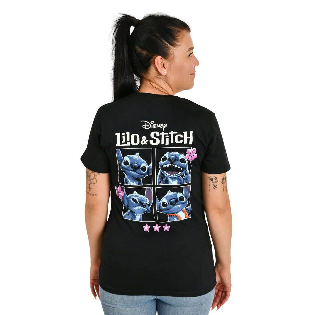 Product image Stitch T-Shirt Women Black - Lilo & Stitch
