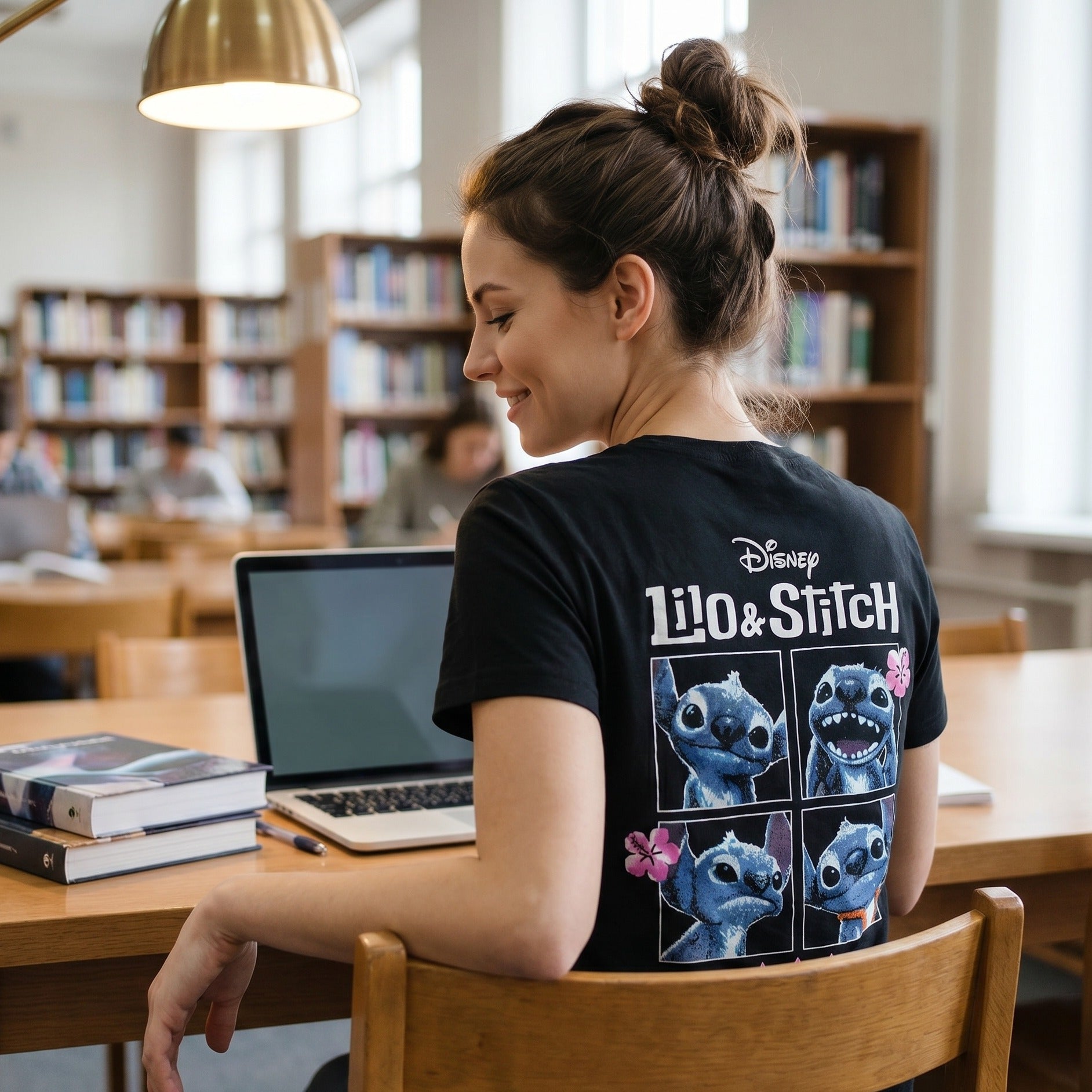 Product image Stitch T-Shirt Women Black - Lilo & Stitch