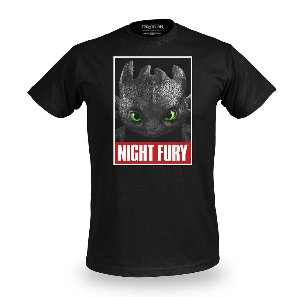 Product image How to Train Your Dragon - Night Fury Poster T-Shirt Black