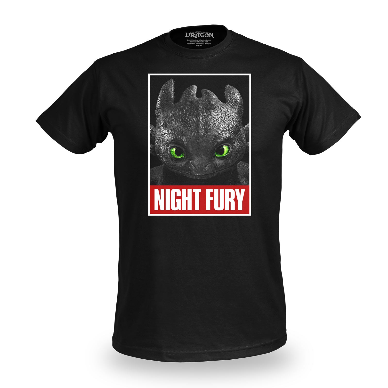 Product image How to Train Your Dragon - Night Fury Poster T-Shirt Black