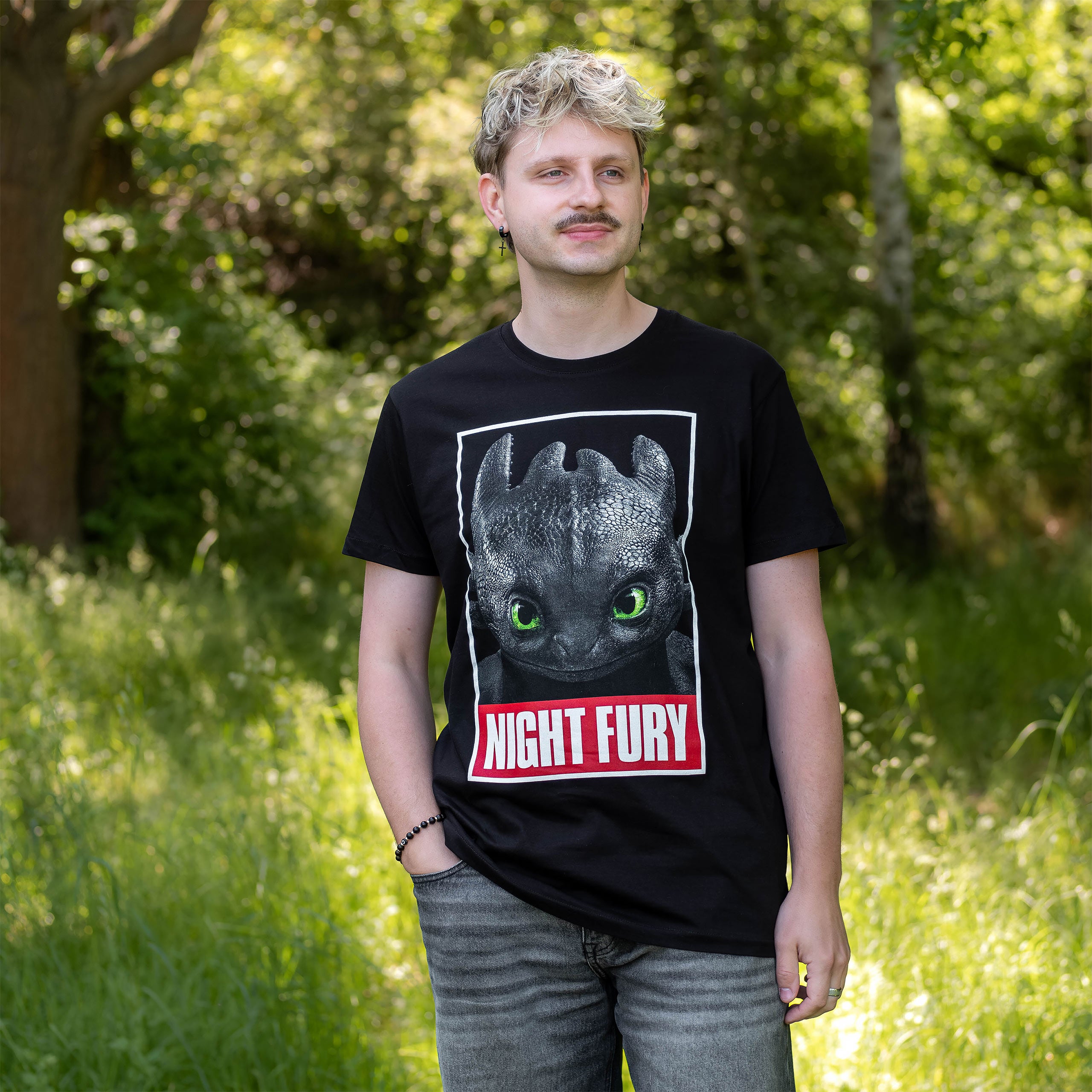 Product image How to Train Your Dragon - Night Fury Poster T-Shirt Black