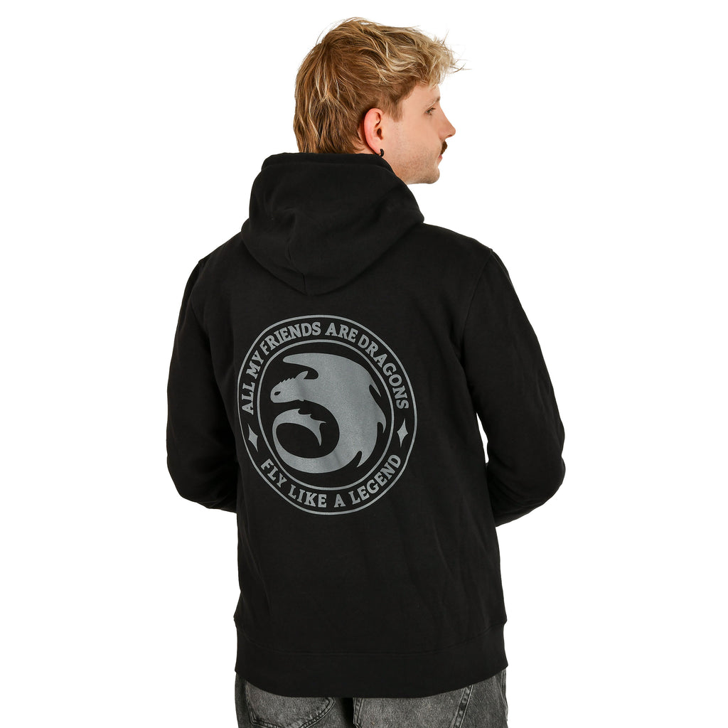 Product image How to Train Your Dragon - Night Fury Legend Hoodie black