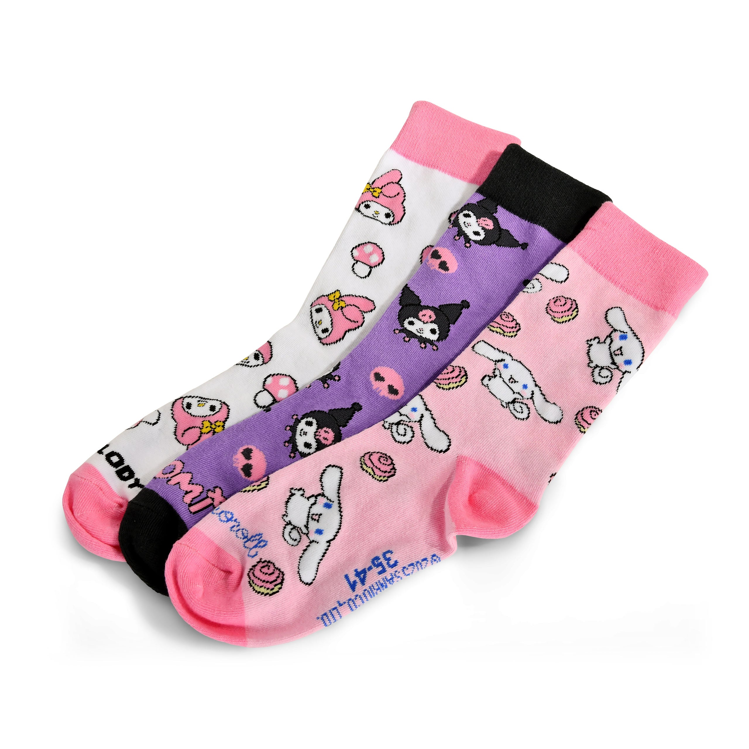 Product image Sanrio - Hello Kitty and Friends 3-Pack Socks in Gift Box