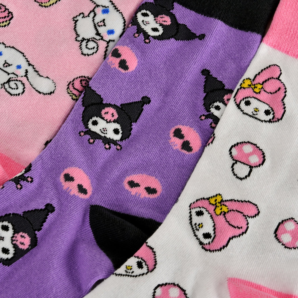 Product image Sanrio - Hello Kitty and Friends 3-Pack Socks in Gift Box
