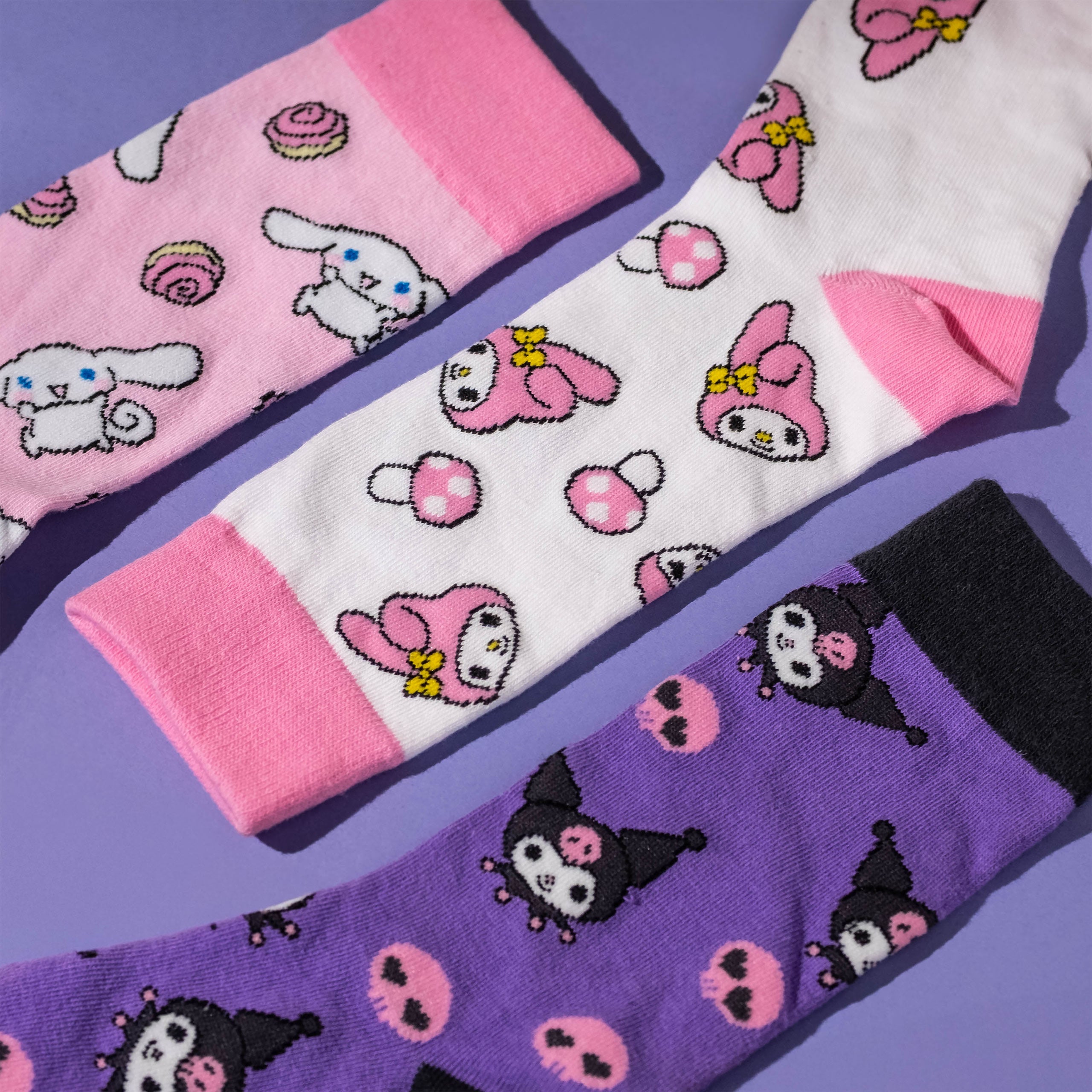 Product image Sanrio - Hello Kitty and Friends 3-Pack Socks in Gift Box