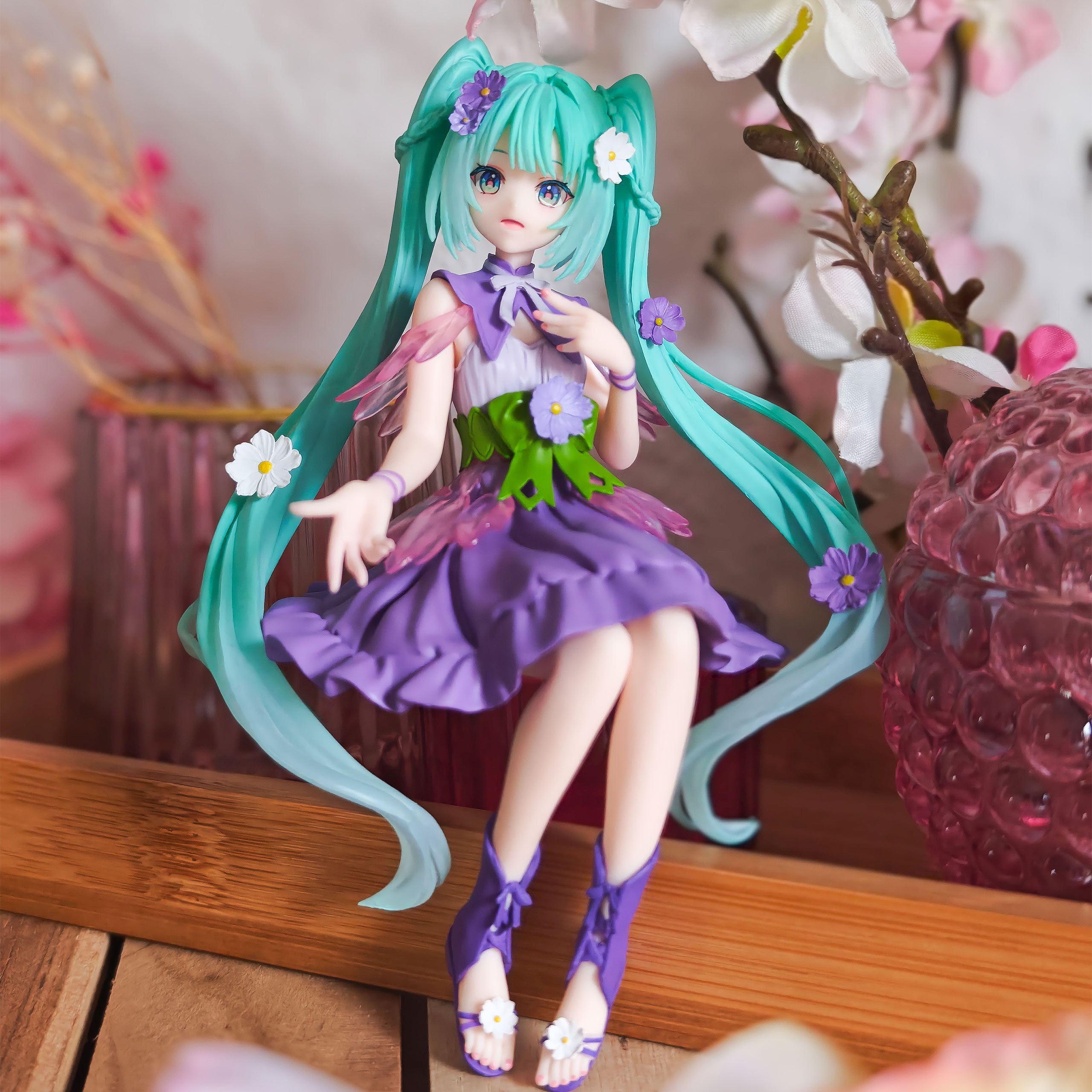 Product image Hatsune Miku - Miku Flower Fairy Cosmos Noodle Stopper Figure