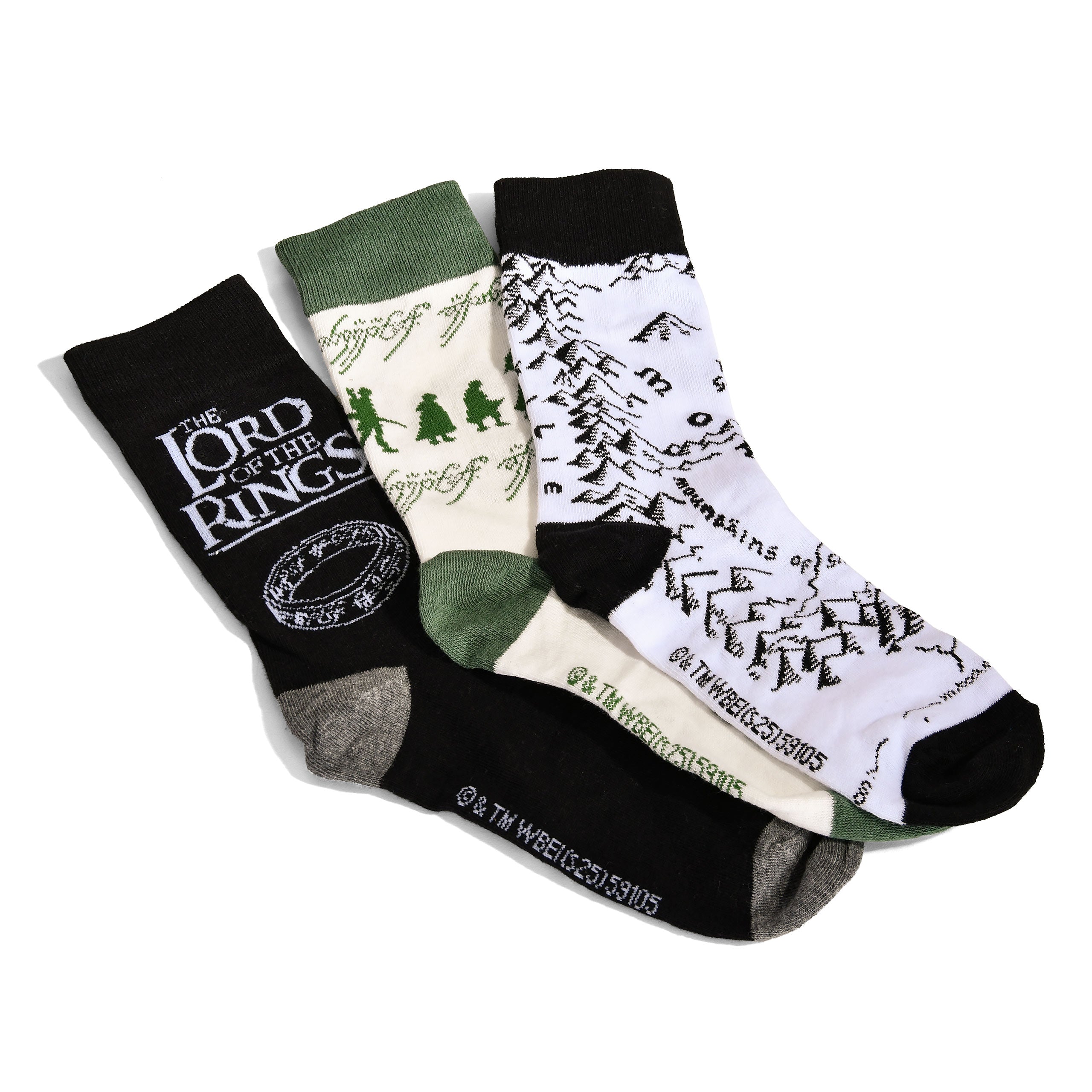 Product image The Lord of the Rings - The Fellowship Socks 3-Pack in Gift Box