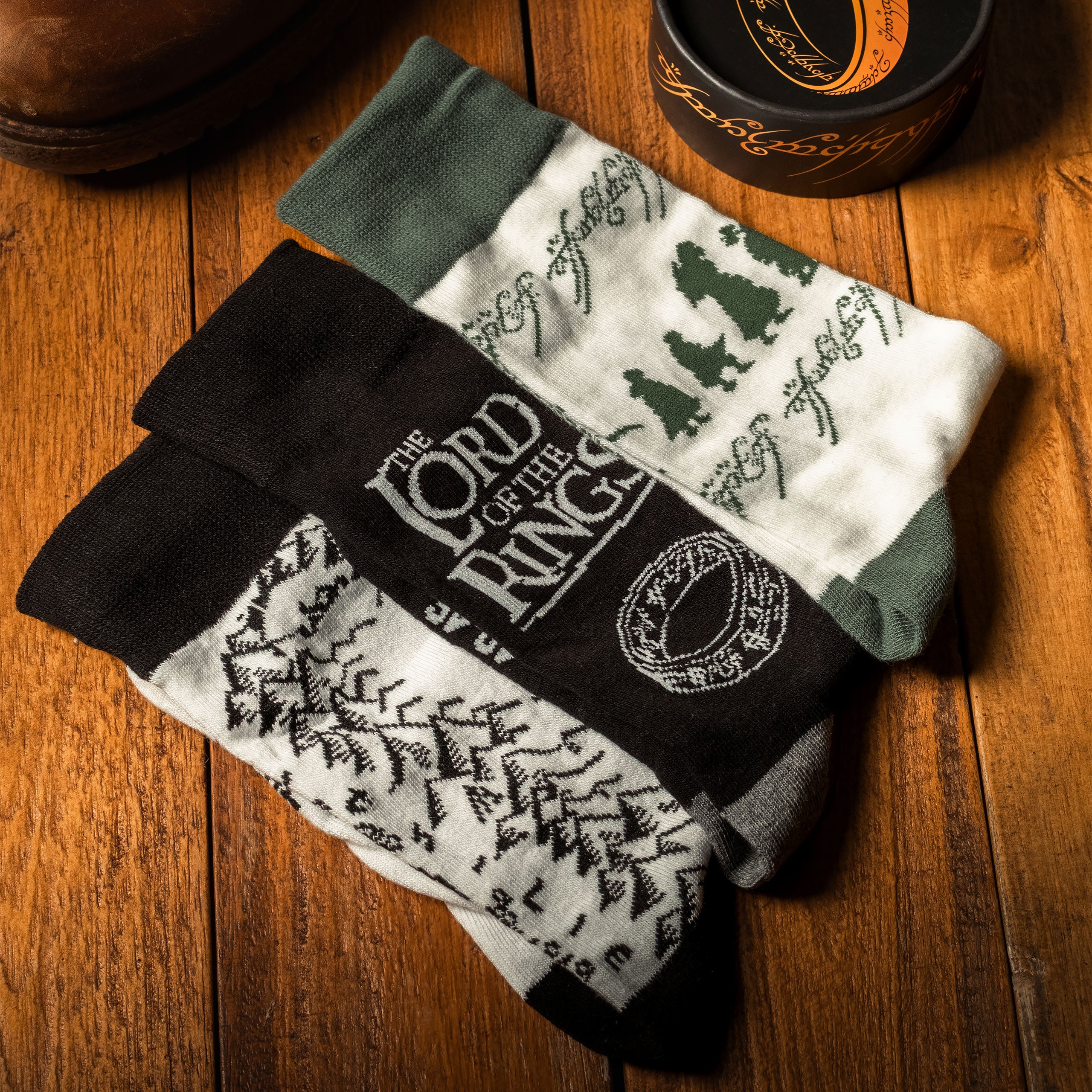 Product image The Lord of the Rings - The Fellowship Socks 3-Pack in Gift Box